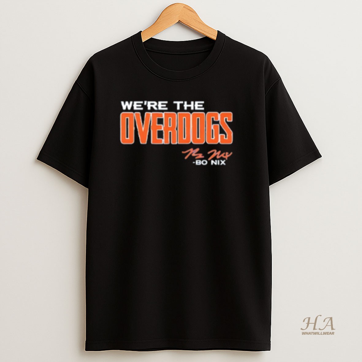 Official Bo Nix We Are The Overdogs T Shirt