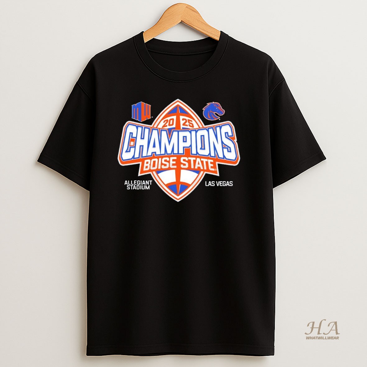 Official Boise State Broncos 2025 Mountain West Football Champions Shirt