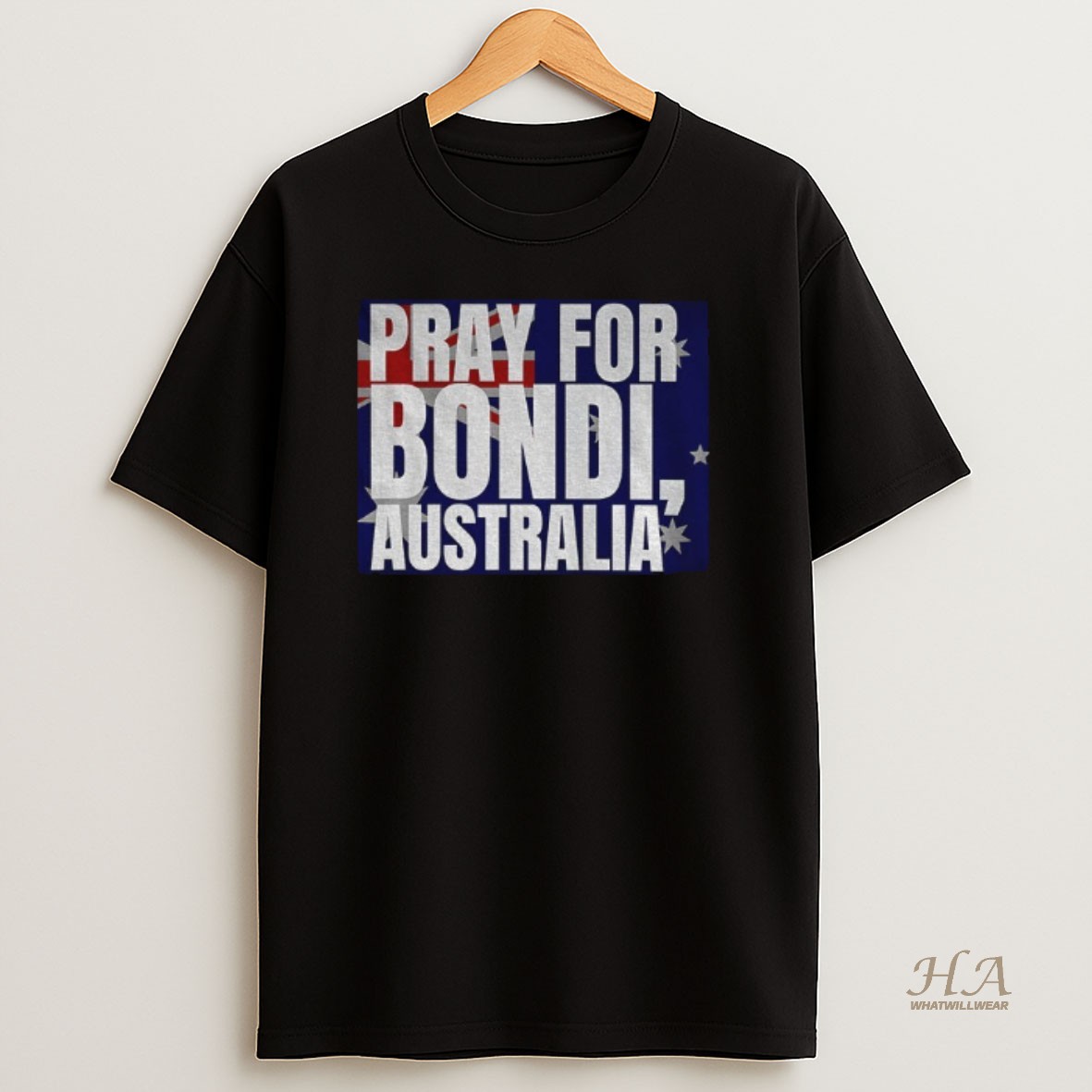 Official Bondi Beach Pray For Bondi Australia Flag T Shirt