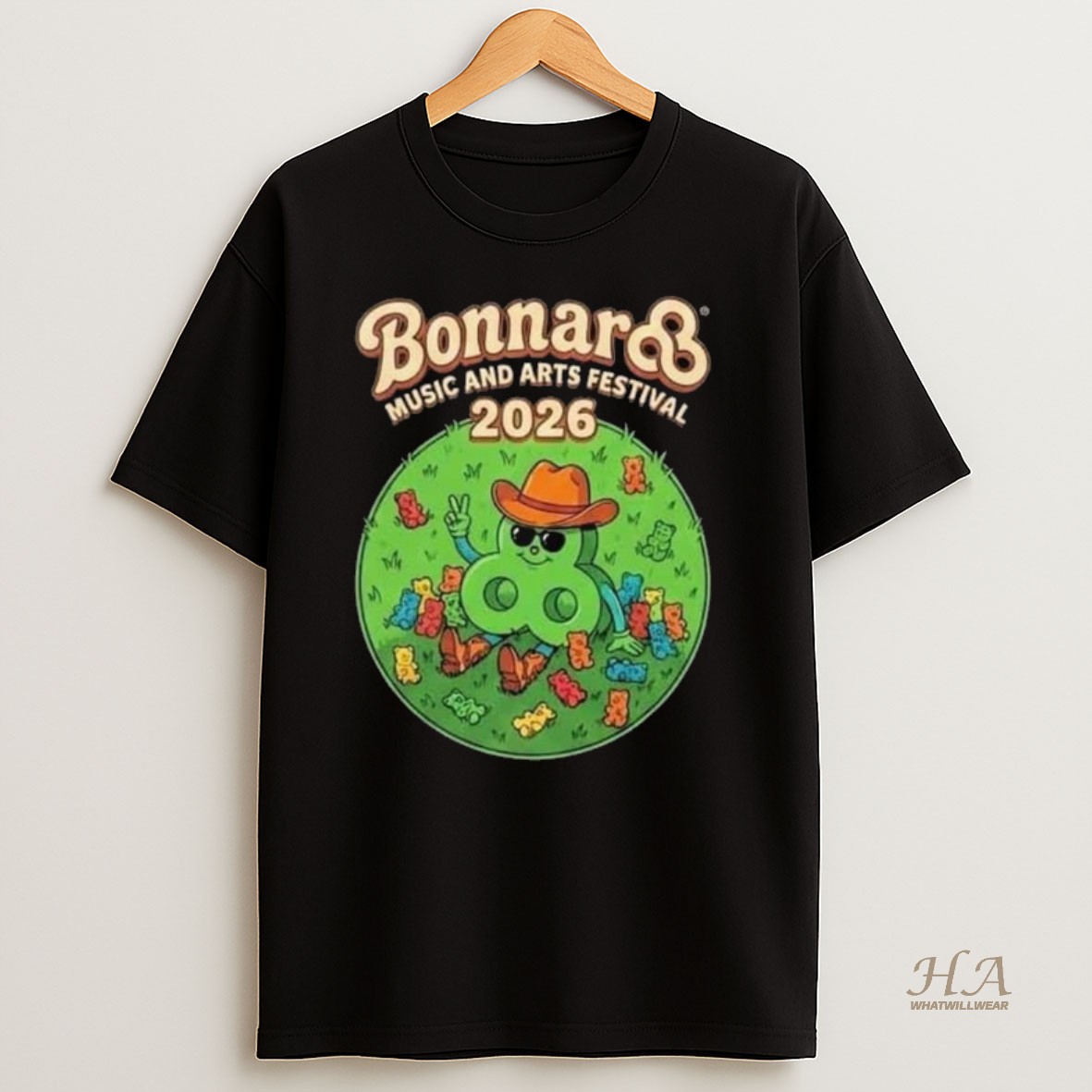 Official Bonnaroo Music And Arts Festival 2026 On 11 14 June 2026 At Manchester Tennessee Mascot Long Sleve Shirt