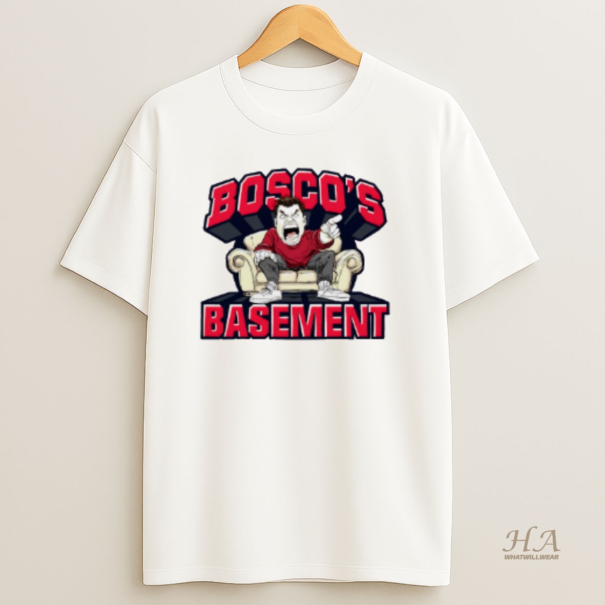 Official Boscos Basement Alabama Vs Arizona T Shirt