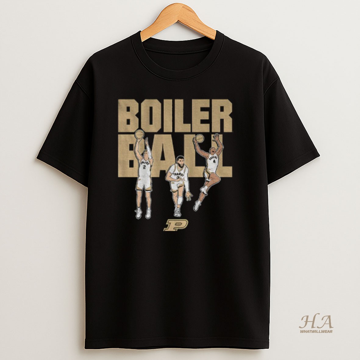 Official Braden Smith Fletcher Loyer And Trey Kaufman Renn Boiler Ball Purdue Boilermakers Basketball T Shirt