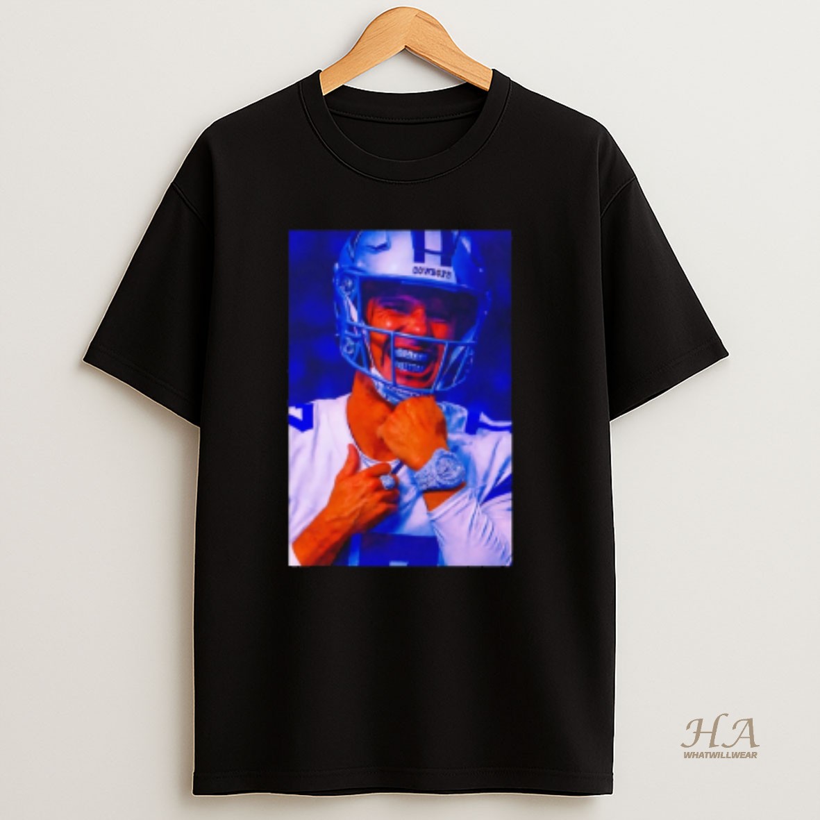 Official Brandon Aubrey Dallas Cowboys Diamond Graphic T Shirt