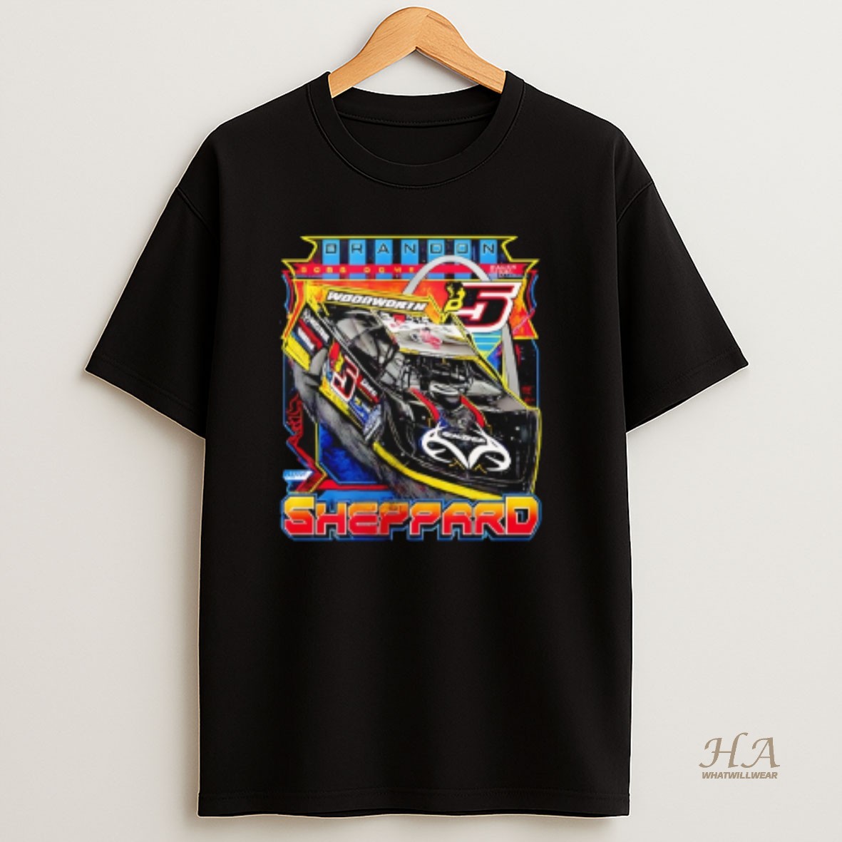 Official Brandon Sheppard 2025 Dome Dennis G Woodworth Car Racing T Shirt
