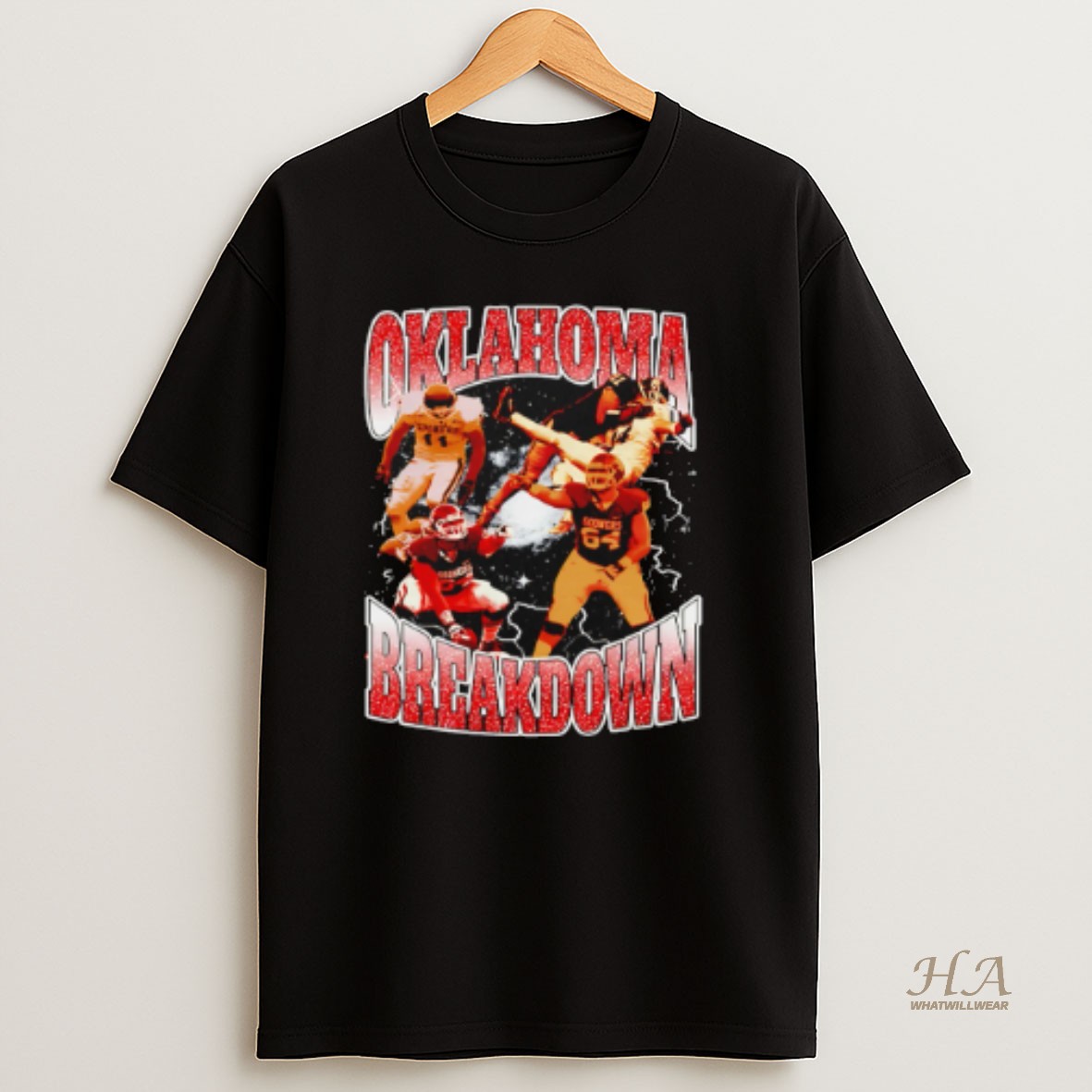 Official Breakdown Hype Oklahoma Sooners Graphic T Shirt