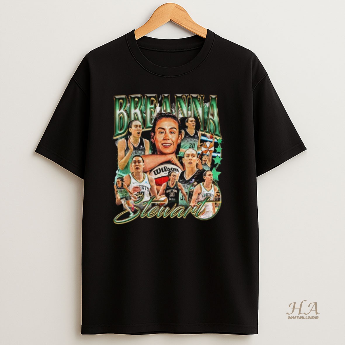 Official Breanna Stewart New York Liberty Wnba Basketball Graphic T Shirt