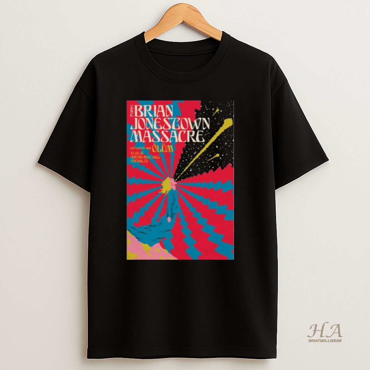 Official Brian Jonestown Massacre In Ventura Ca On March 4 2026 T Shirt