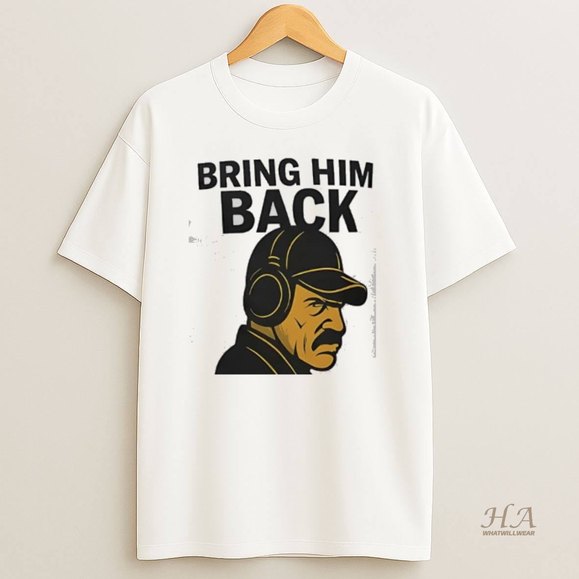 Official Bring Him Back Hard Nosed Football T Shirt