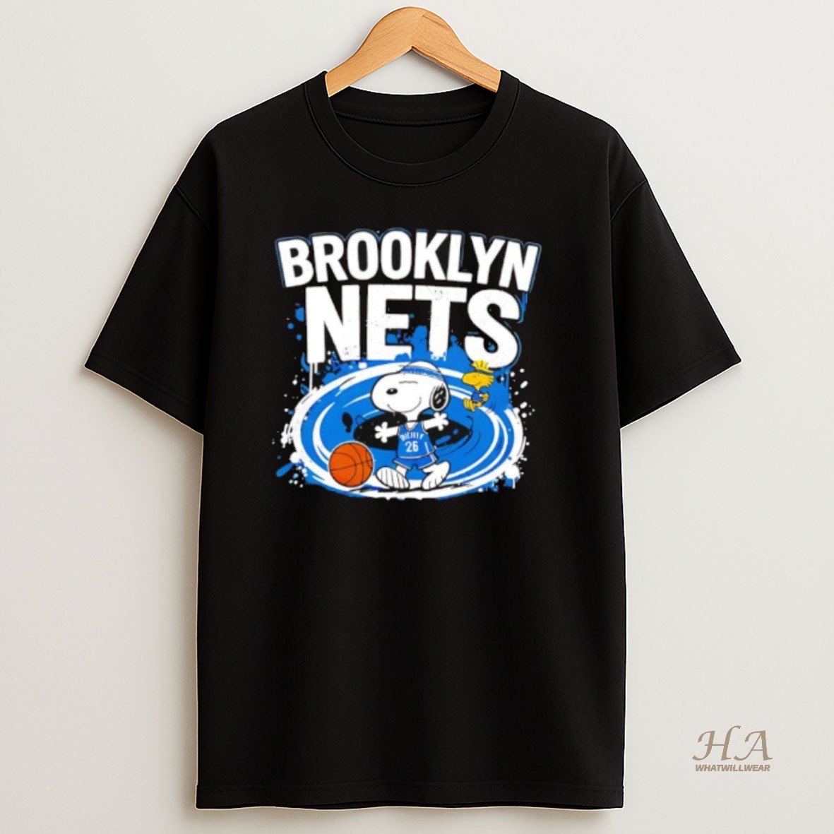 Official Brooklyn Nets Snoopy Peanuts 2026 T Shirt