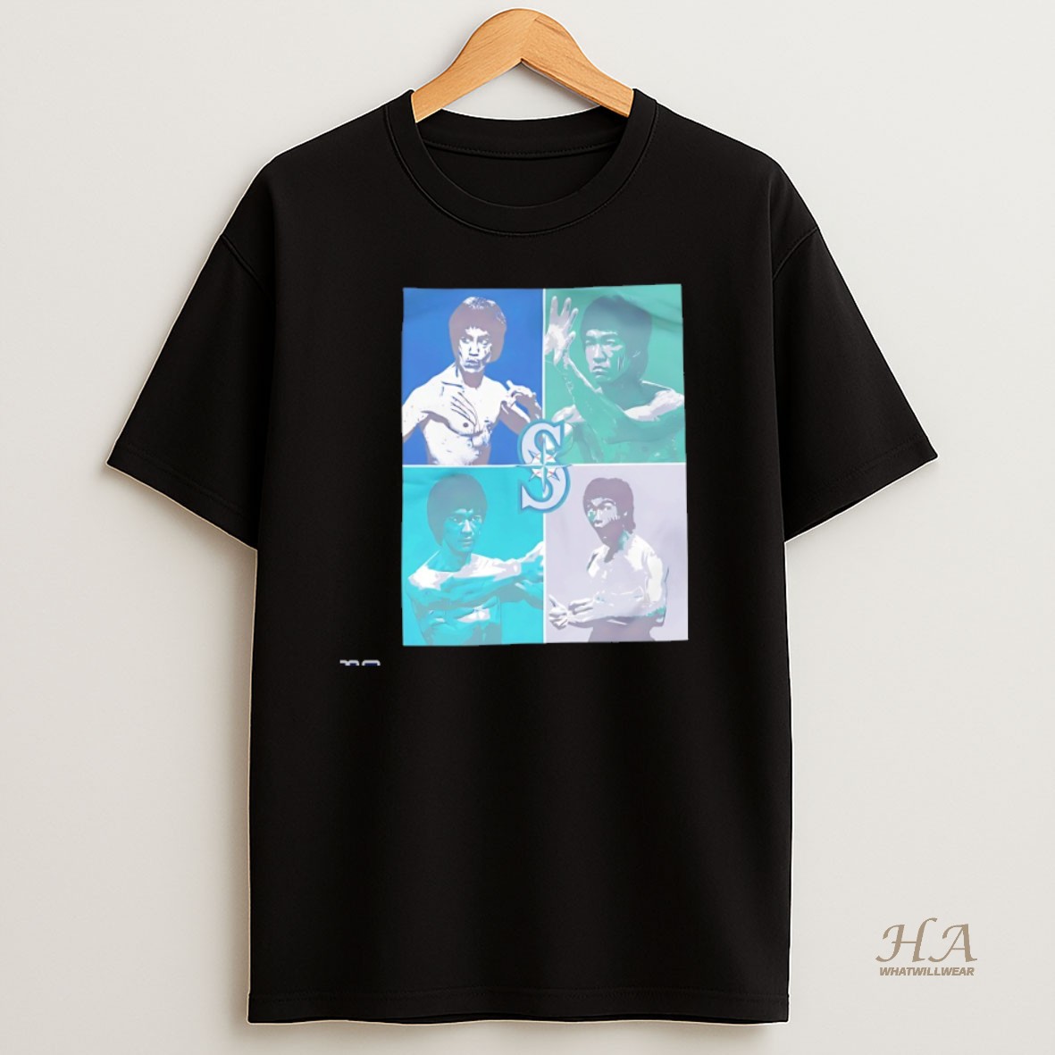 Official Bruce Lee Seattle Mariners Retro Shirt