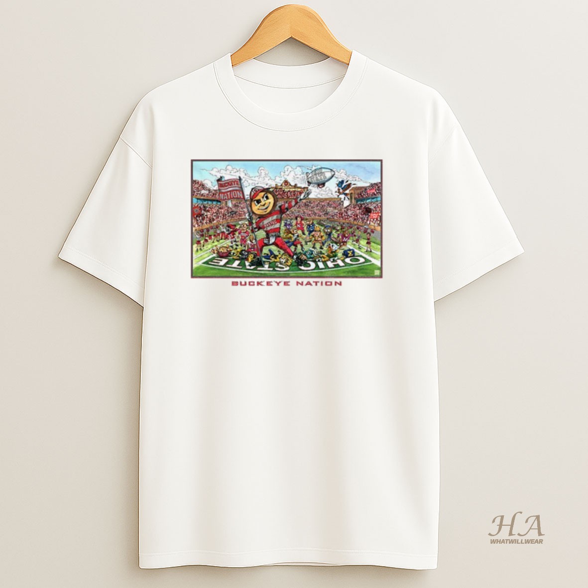 Official Brutus Buckeye Go Buckeyes Nation Ohio State Buckeyes Football 2025 Shirt