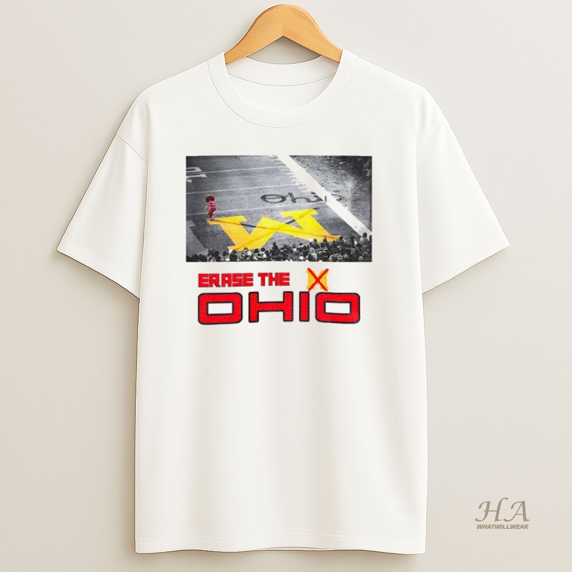 Official Brutus Snow Ohio State Buckeyes Erase The Michigan Wolverines Football Game Day Shirt