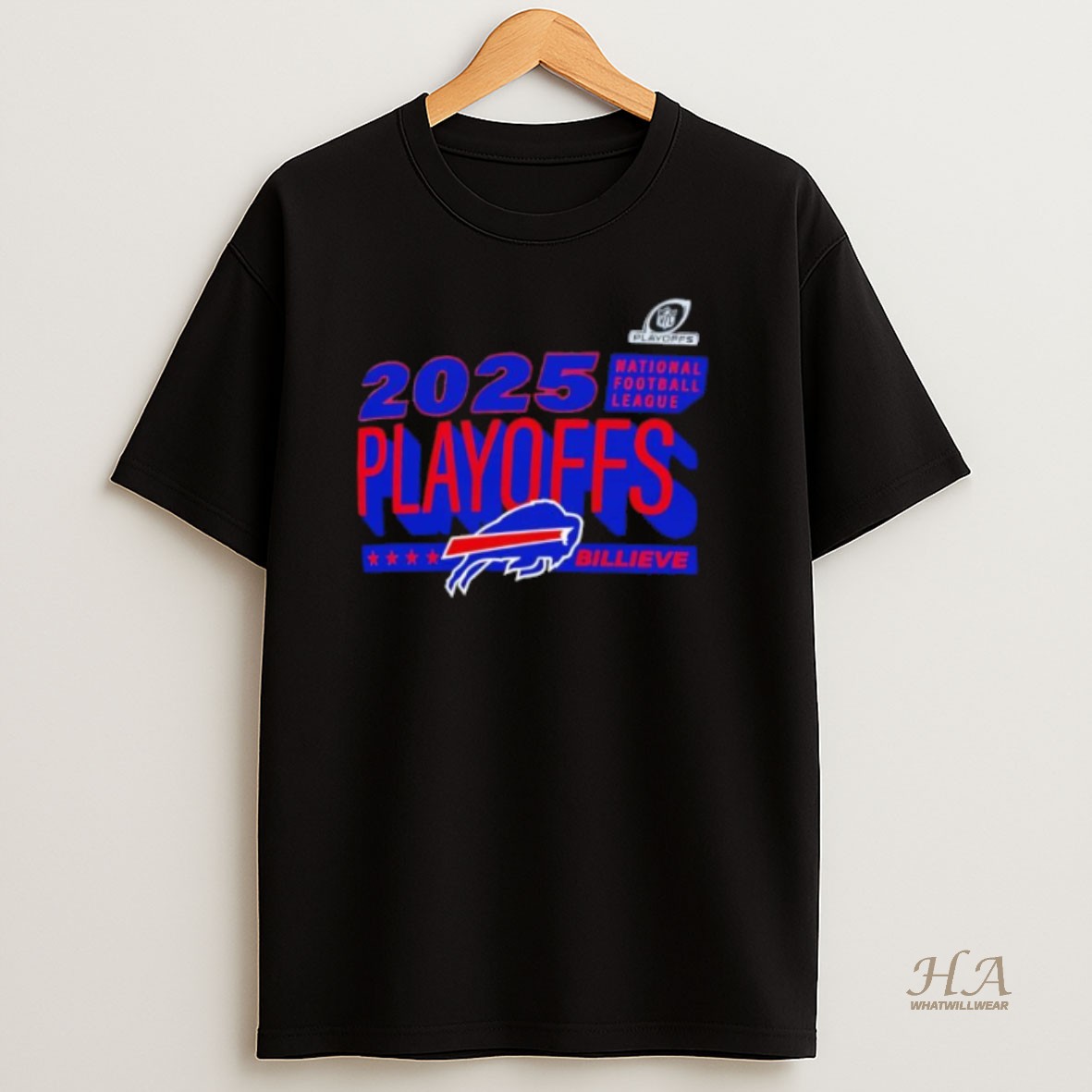 Official Buffalo Bills 2025 Nfl Playoffs Ready Billieve T Shirt