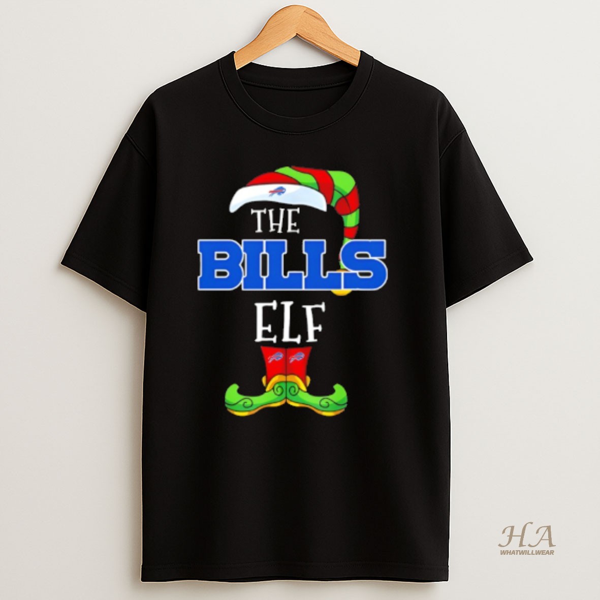 Official Buffalo Bills Christmas Elf T Shirt