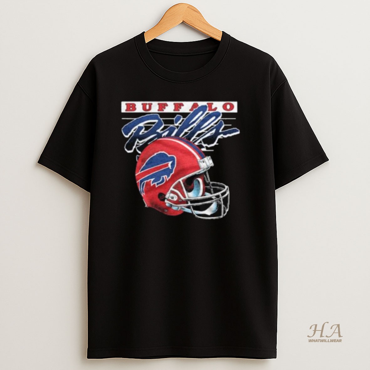 Official Buffalo Bills Gradient Alt Helmet Long Sleve Shirt