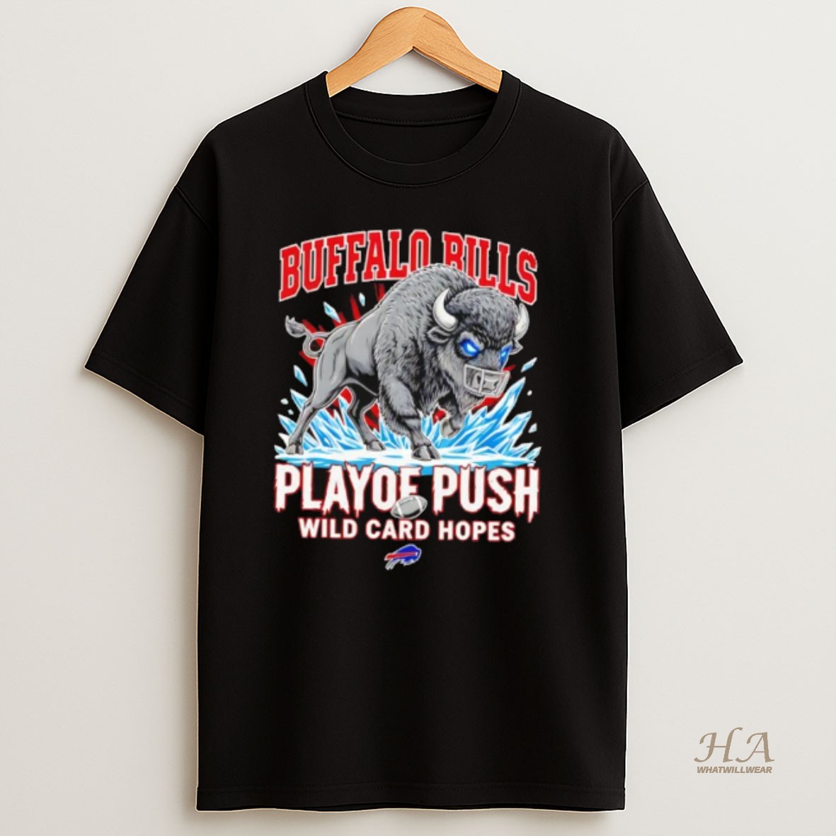 Official Buffalo Bills Playoff Push Wild Card Hopes Football T Shirt