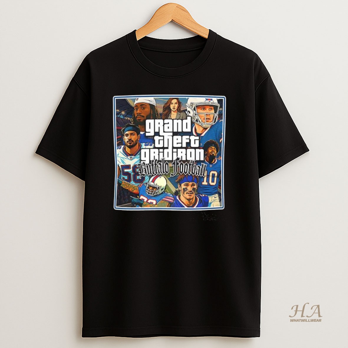 Official Buffalo Bills Football Grand Theft Gridiron Gta Style Shirt