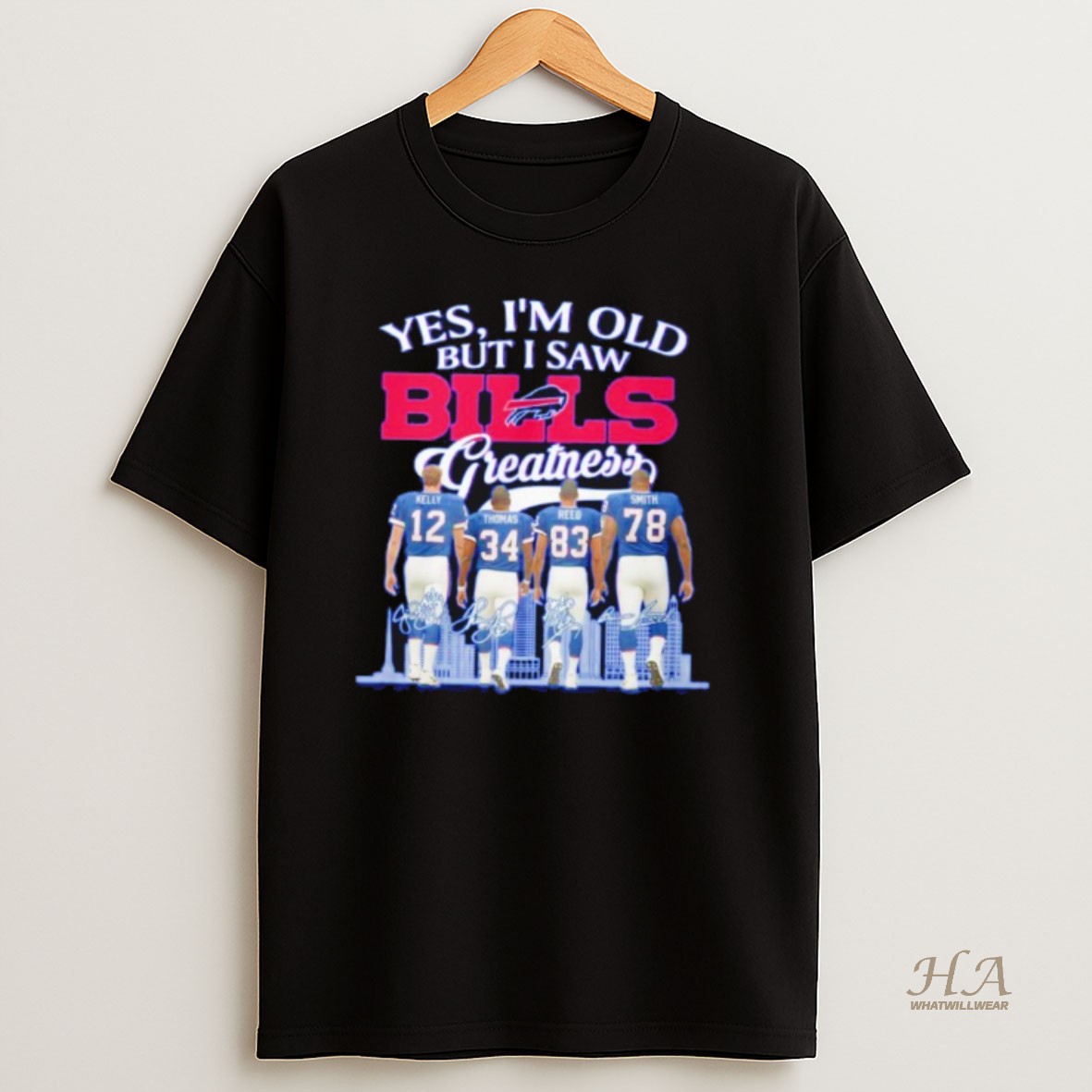 Official Buffalo Bills Yes Im Old But I Saw Bills Greatness Nfl Squad 2025 T Shirt