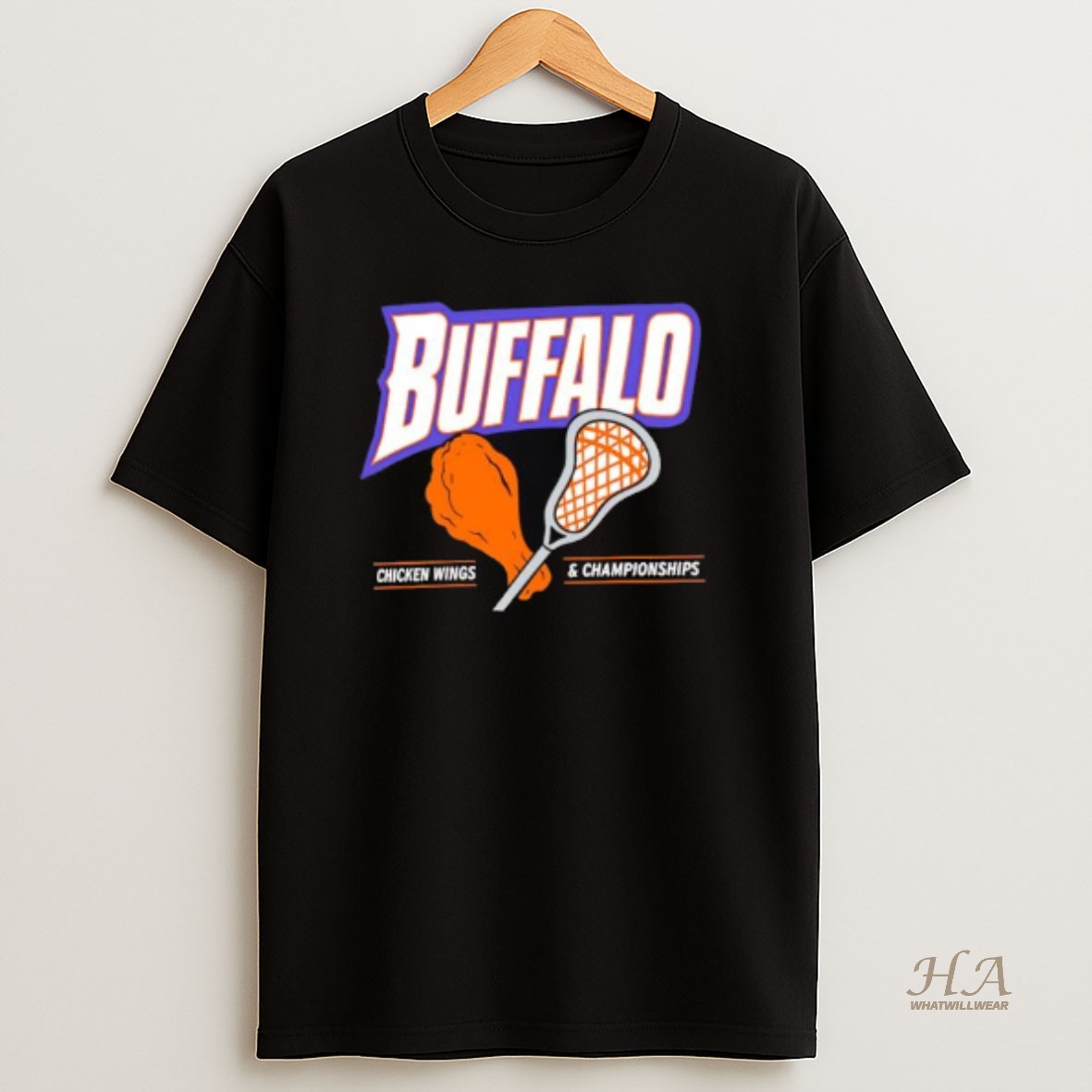 Official Buffalo Chicken Wings And Championships T Shirt