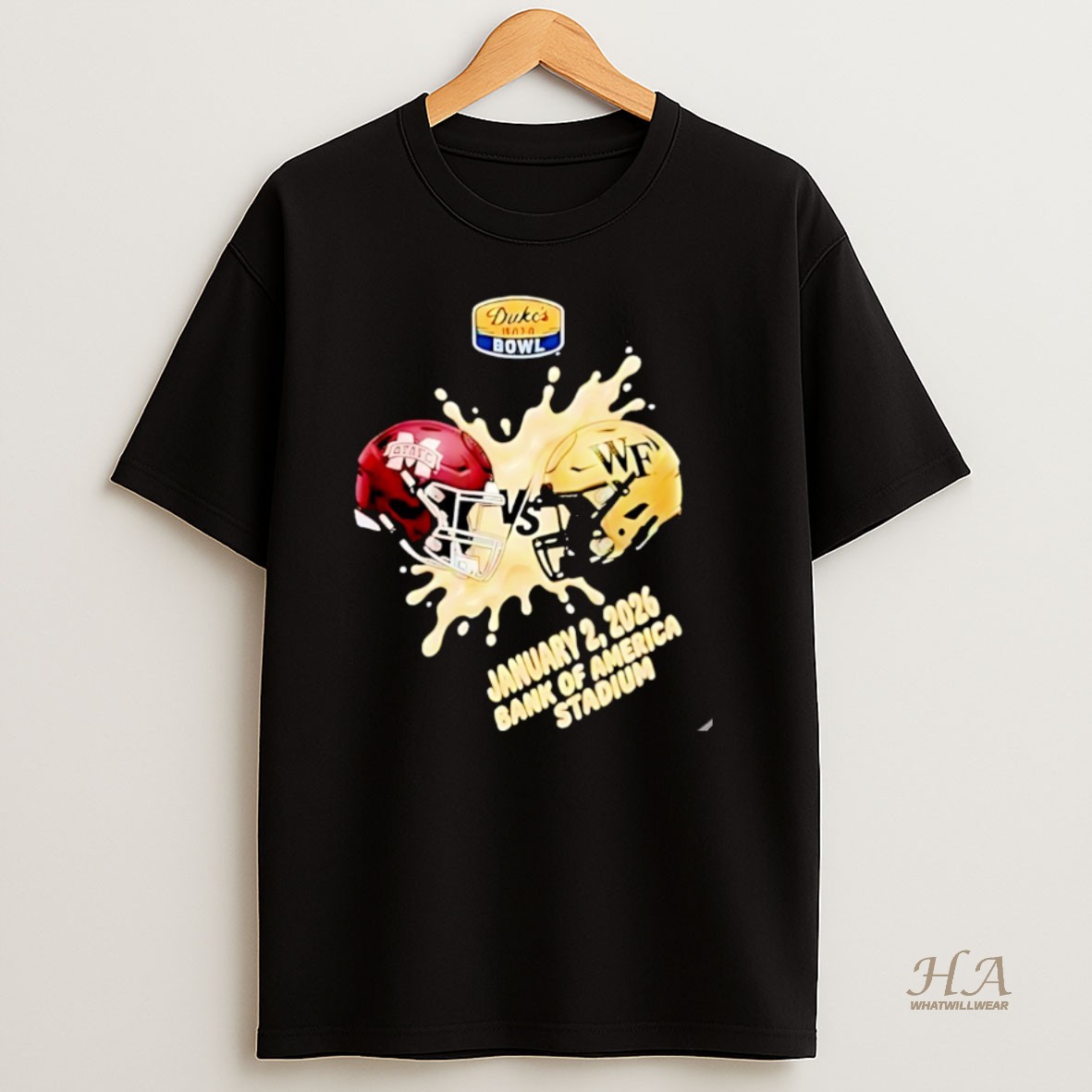 Official Bulldogs Vs Demon Deacons On January 2 2026 Dukes Mayo Bowl Shirt