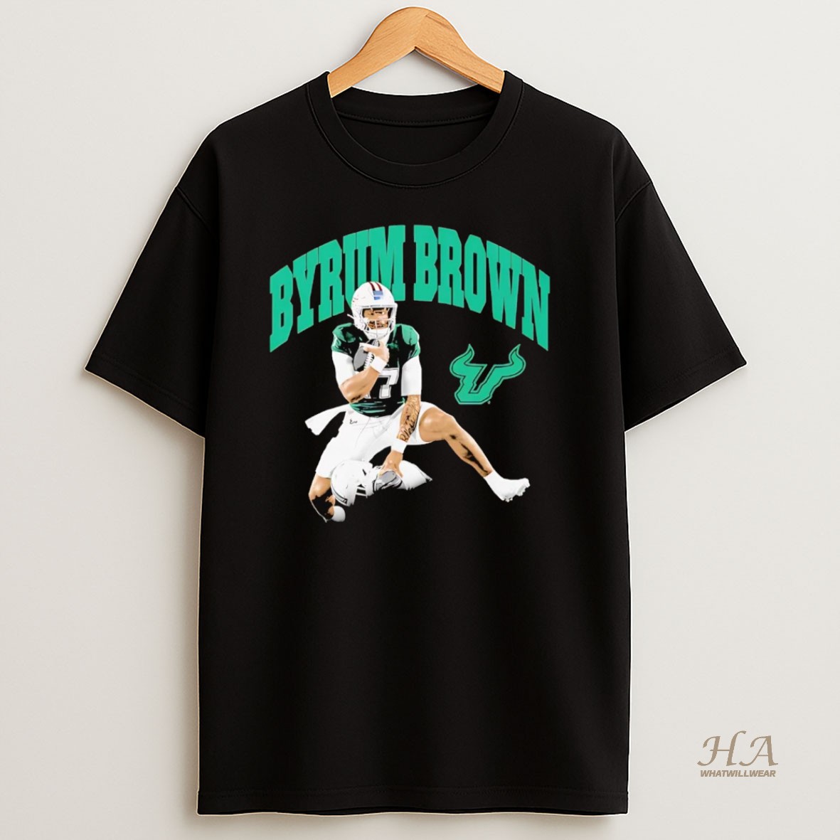 Official Byrum Brown Hurdle South Florida Bulls Shirt
