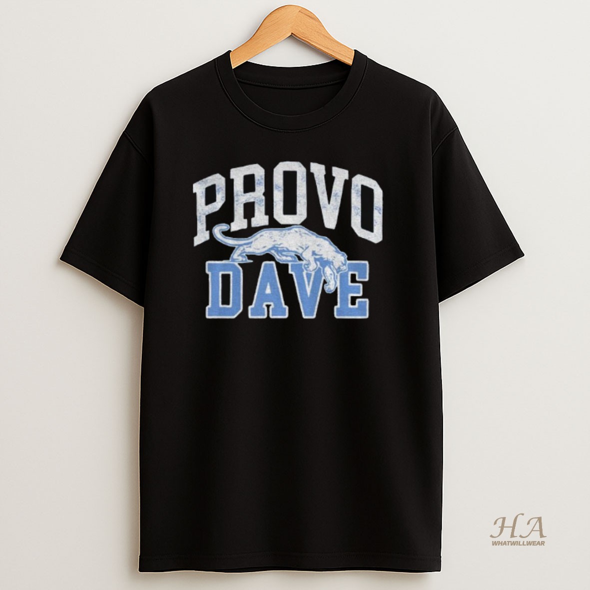 Official Byu Cougars Provo Dave Panther Logo T Shirt