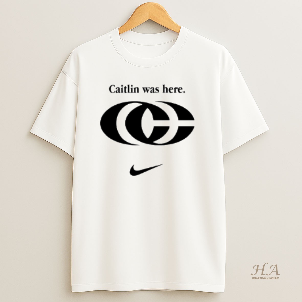 Official Caitlin Was Here Logo T Shirt