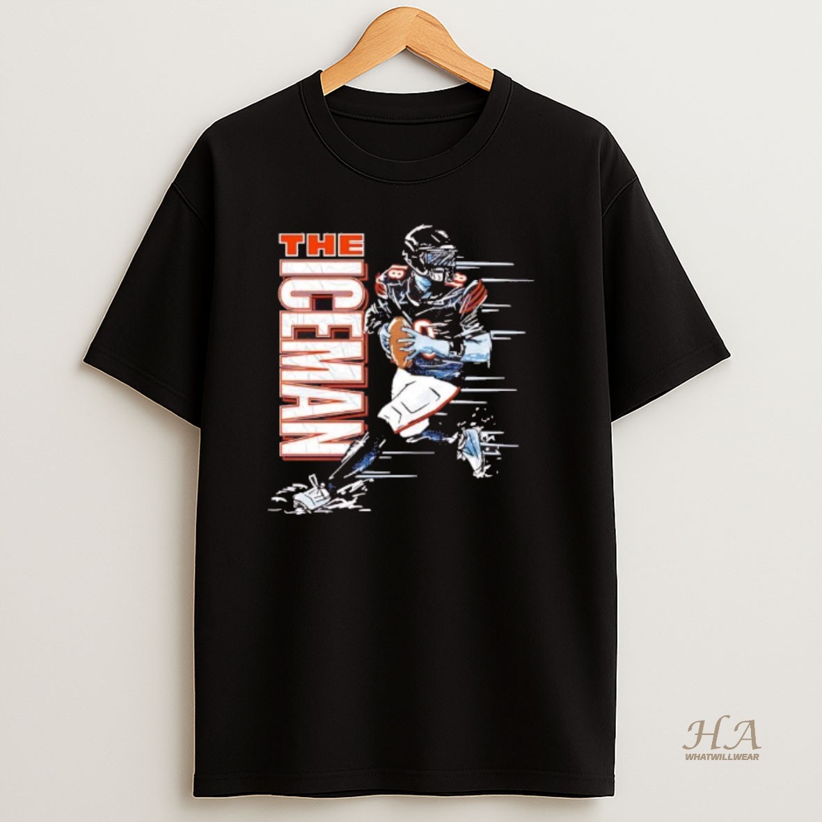 Official Caleb William The Iceman Running Chicago Bears T Shirt