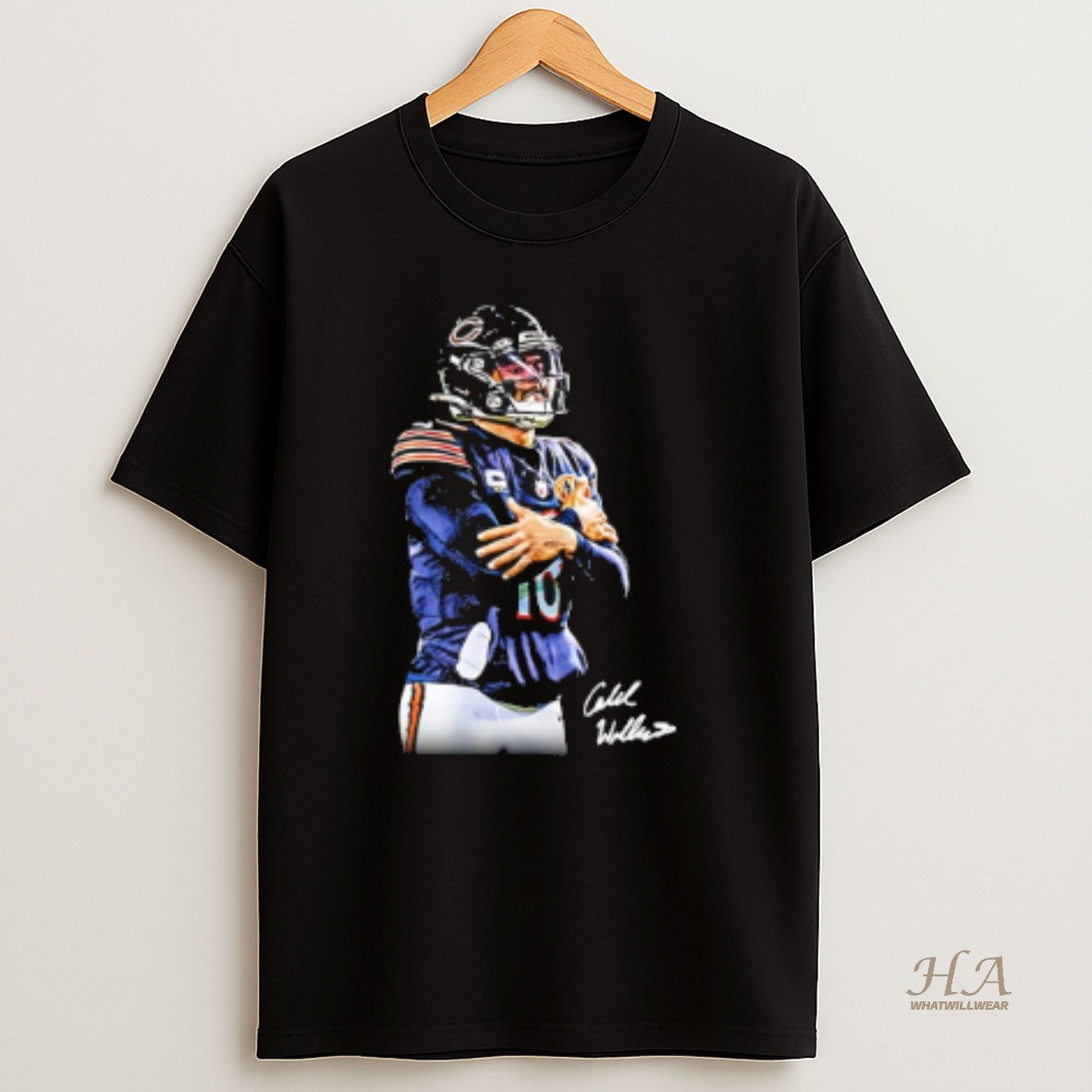 Official Caleb Williams Chicago Bears Cold Signature T Shirt