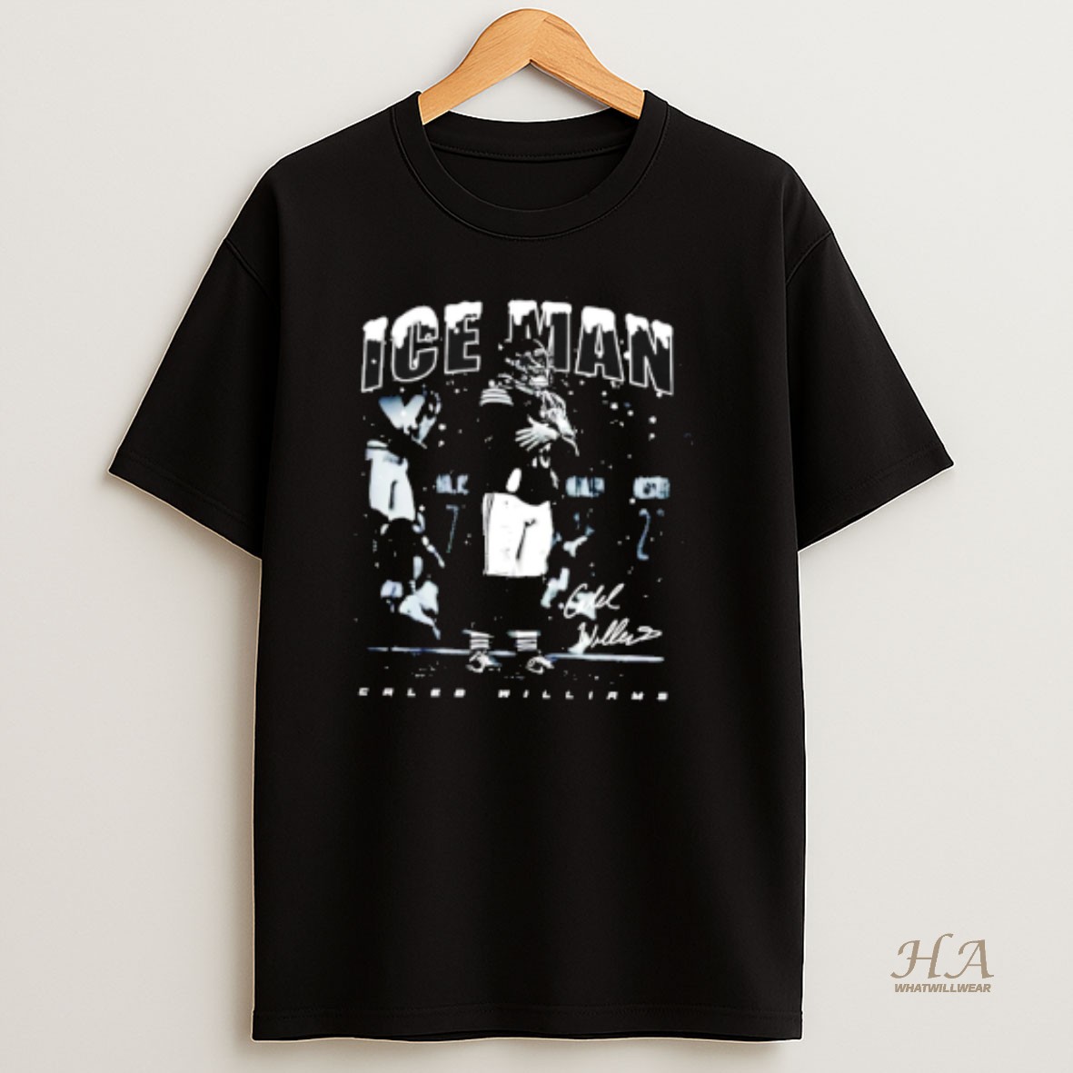Official Caleb Williams Ice Man Chicago Bears Vintage T Shirt