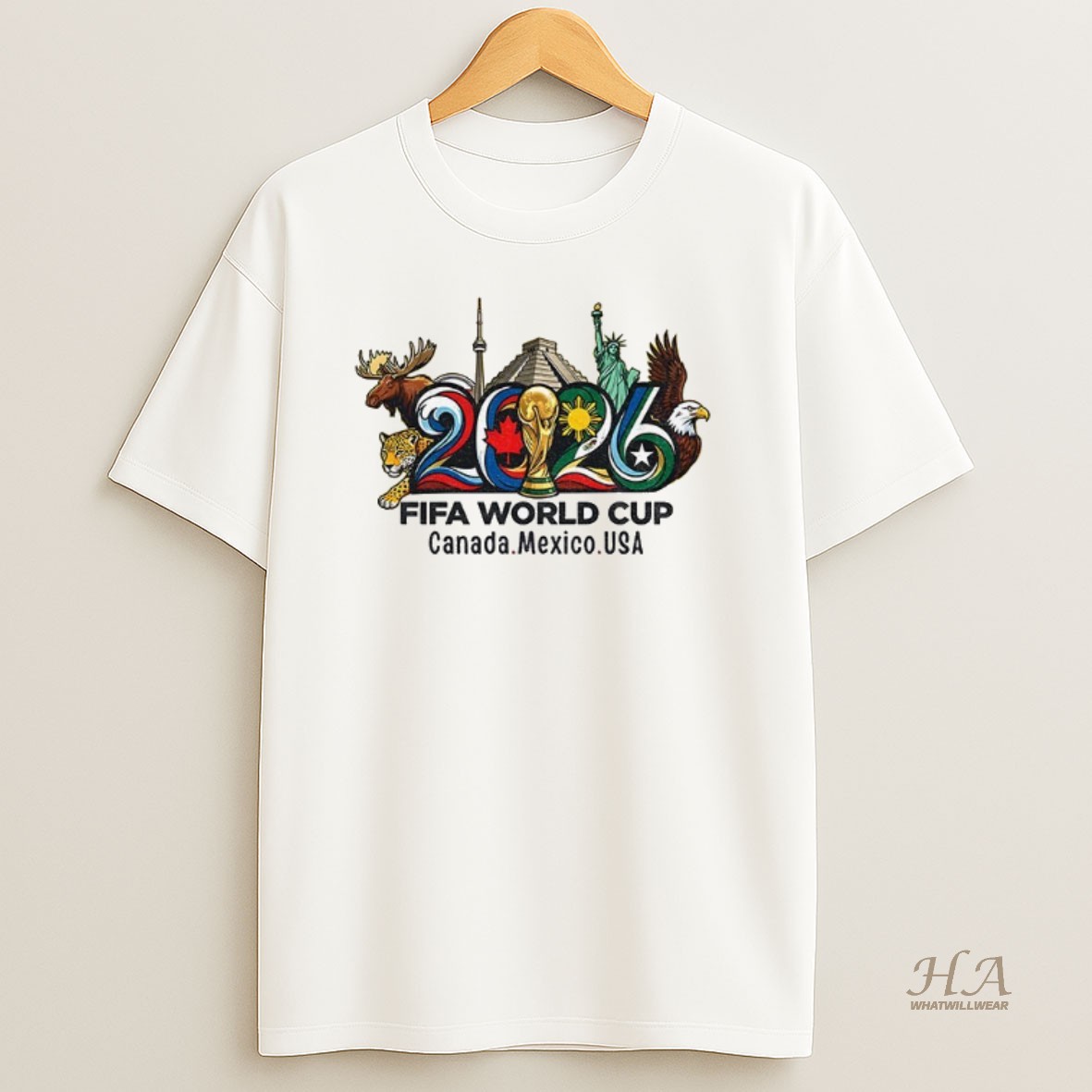 Official Canada Mexico Usa Fifa World Cup 2026 Shirt