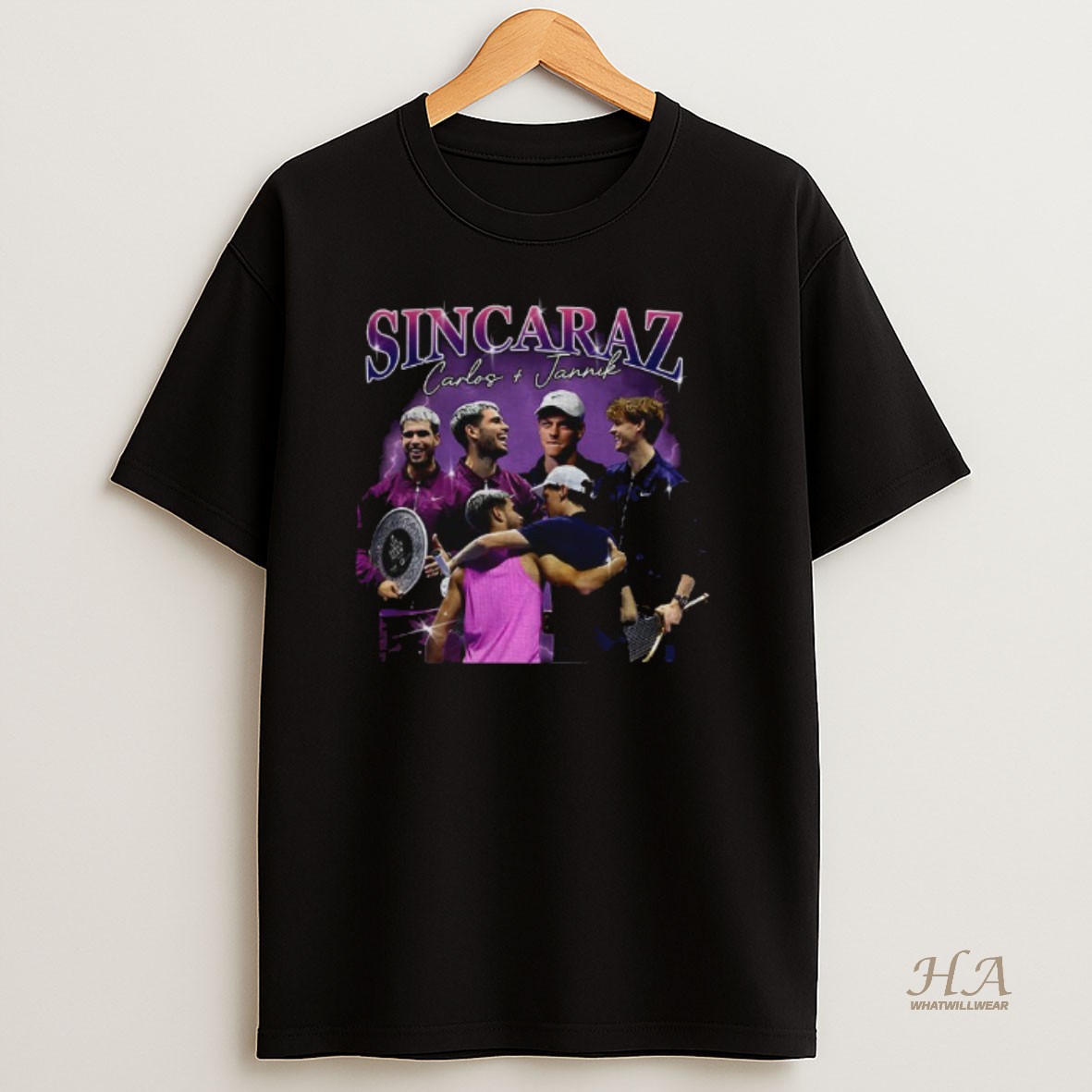 Official Carlos Alcaraz Vs Jannik Sinner Sincalraz Graphic T Shirt