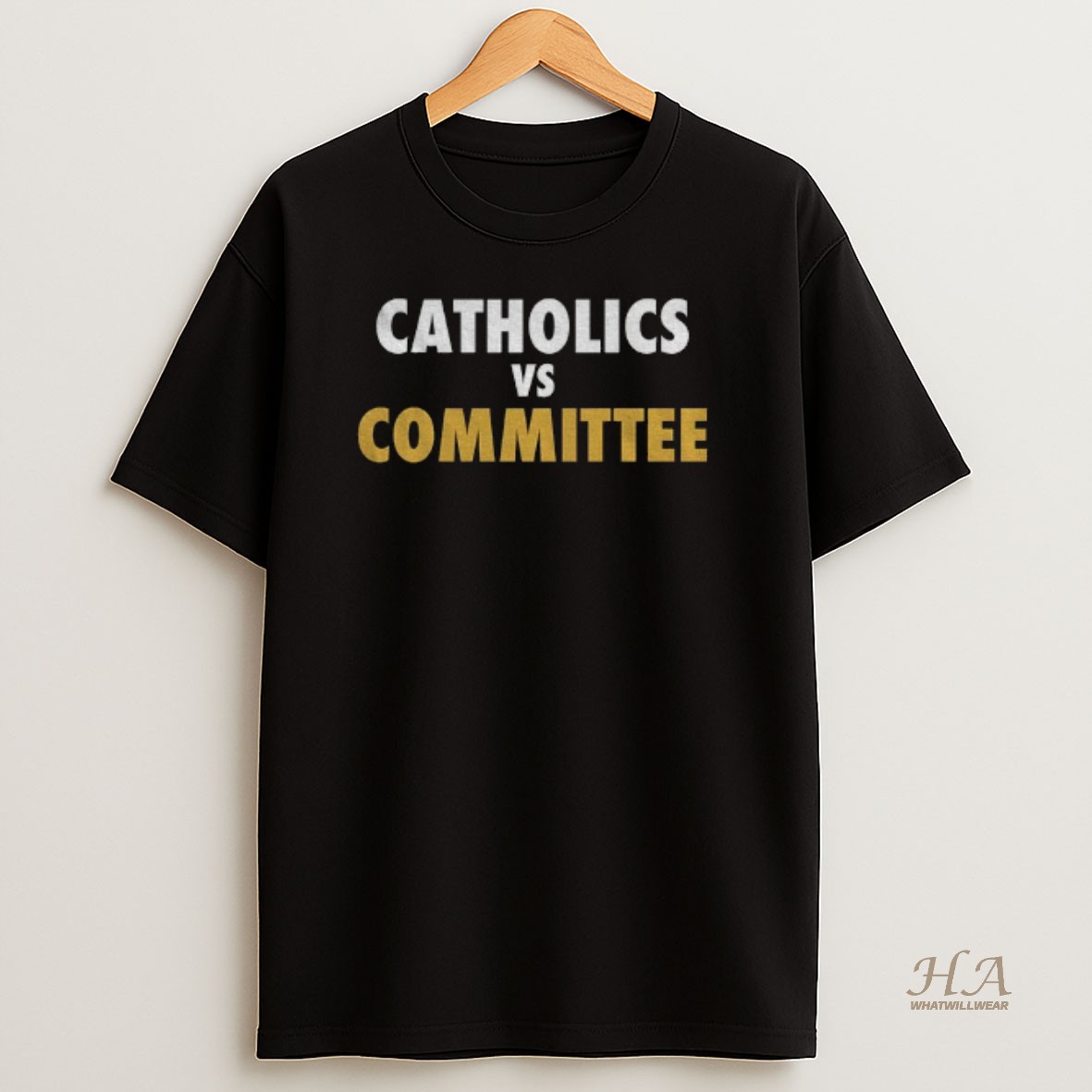 Official Catholics Vs Committee Notre Dame T Shirt