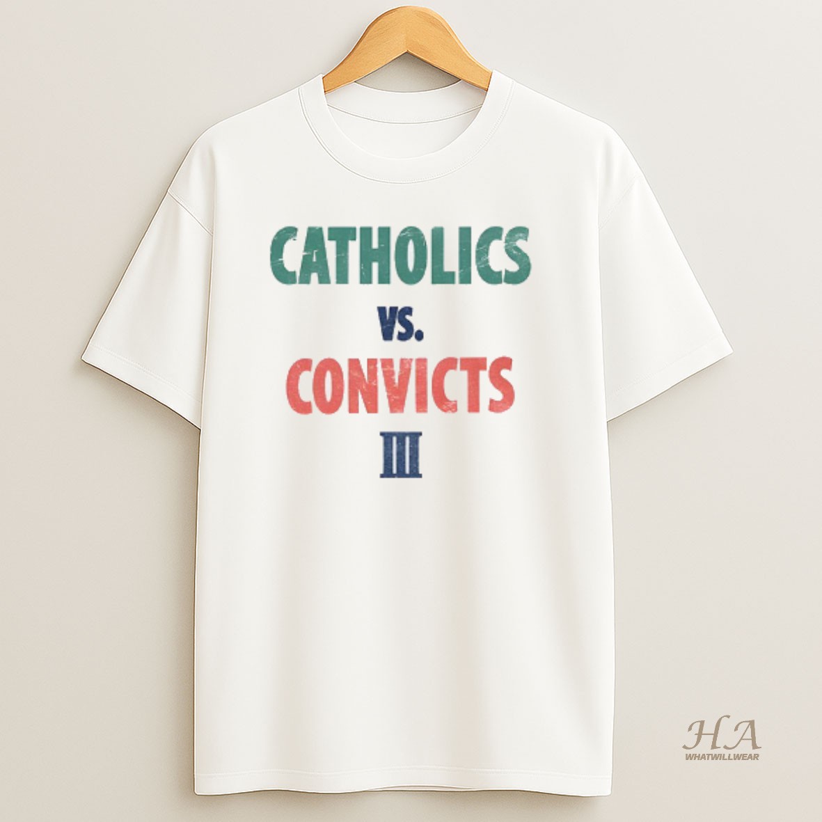 Official Catholics Vs Convicts Iii Classic Notre Dame Vs Miami T Shirt