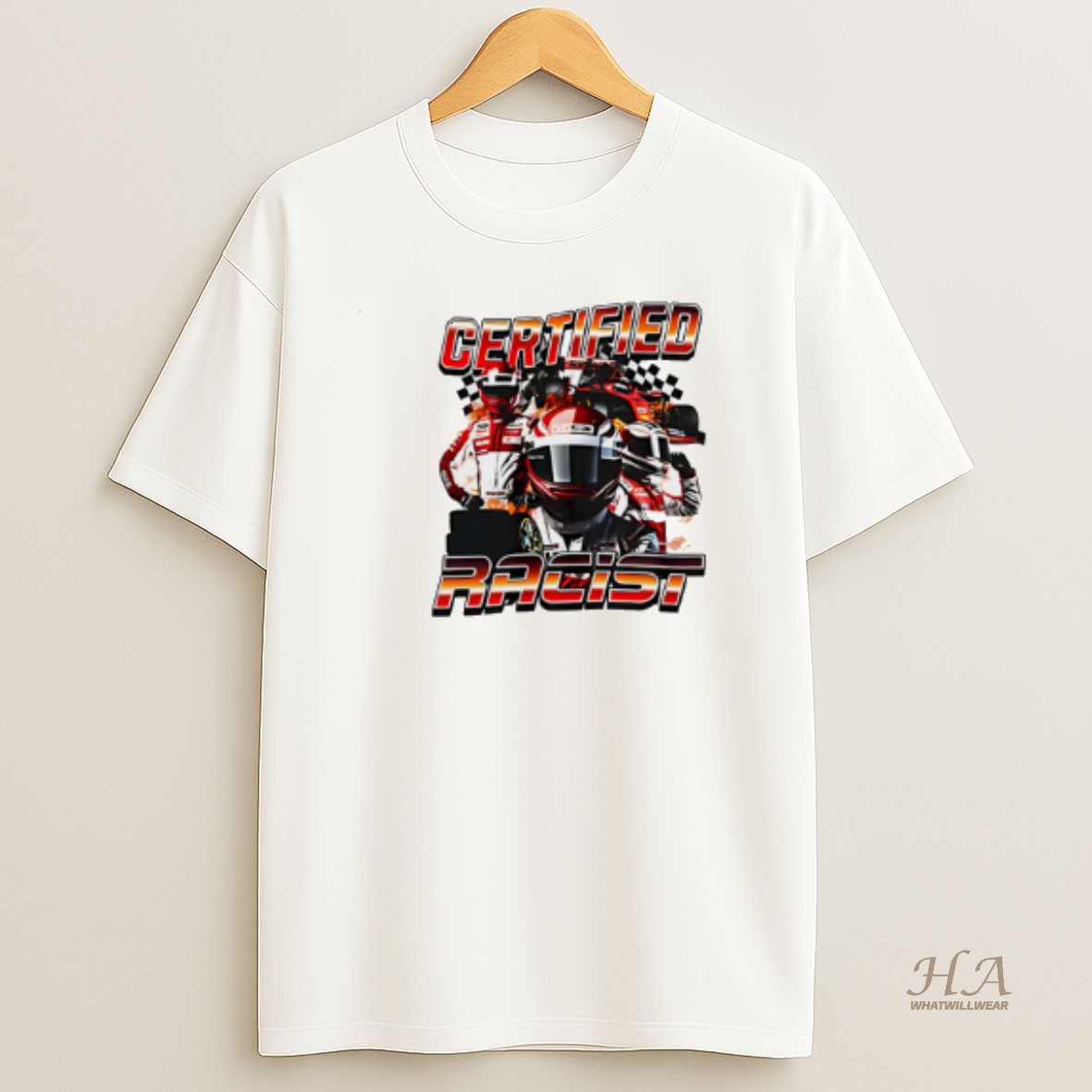 Official Certified Racist Graphic T Shirt