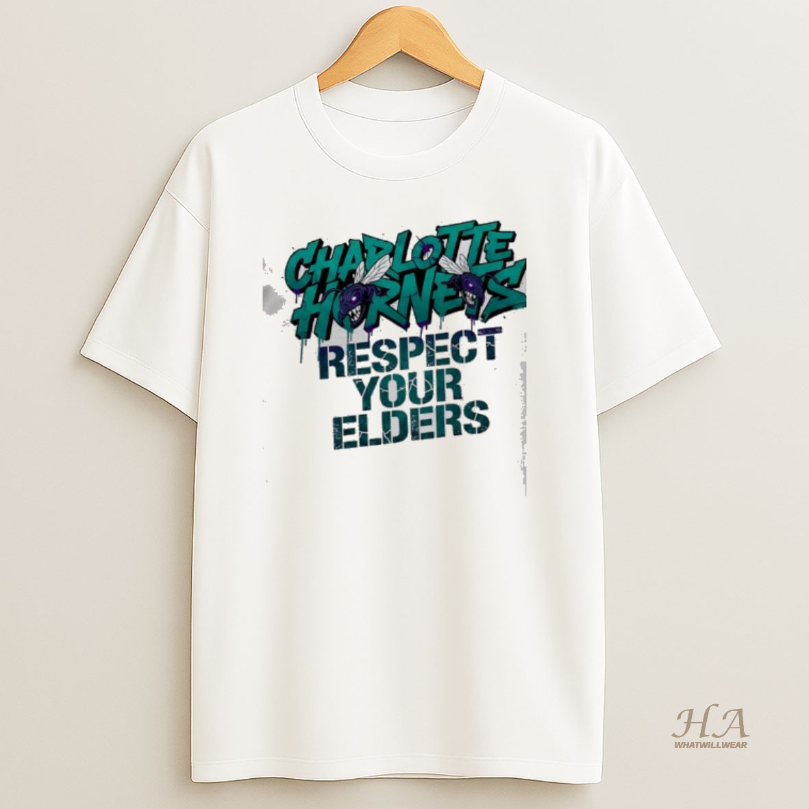 Official Charlotte Hornets Respect Your Elders T Shirt
