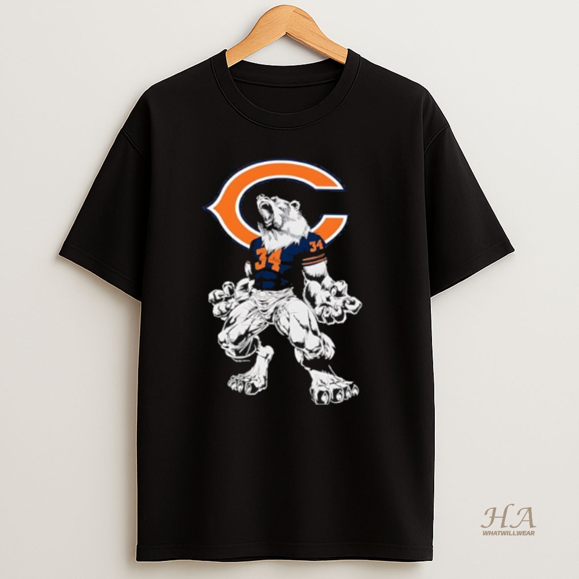 Official Chicago Bears Football Mascot Scream Shirt