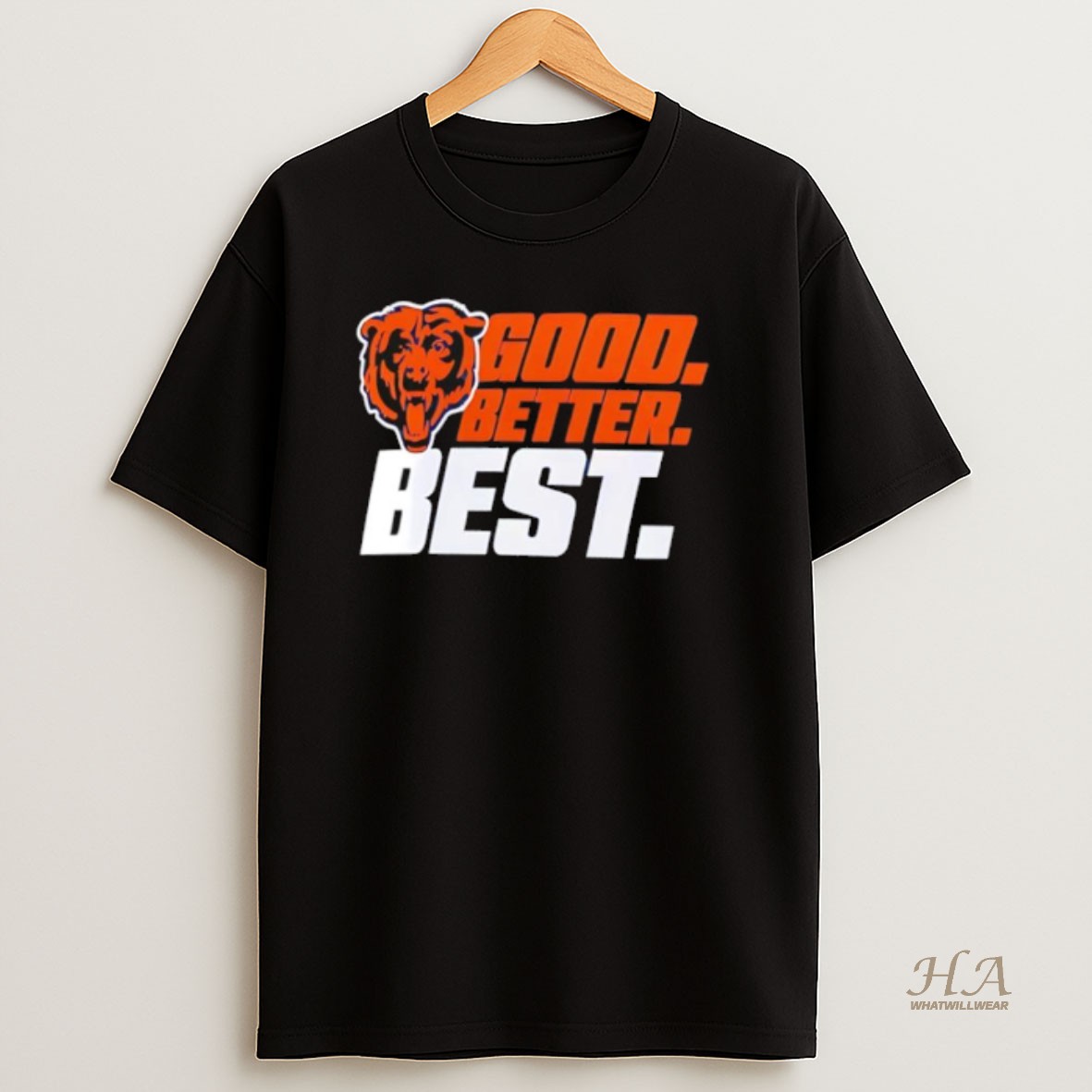 Official Chicago Bears Good Better Best Stylish T Shirt