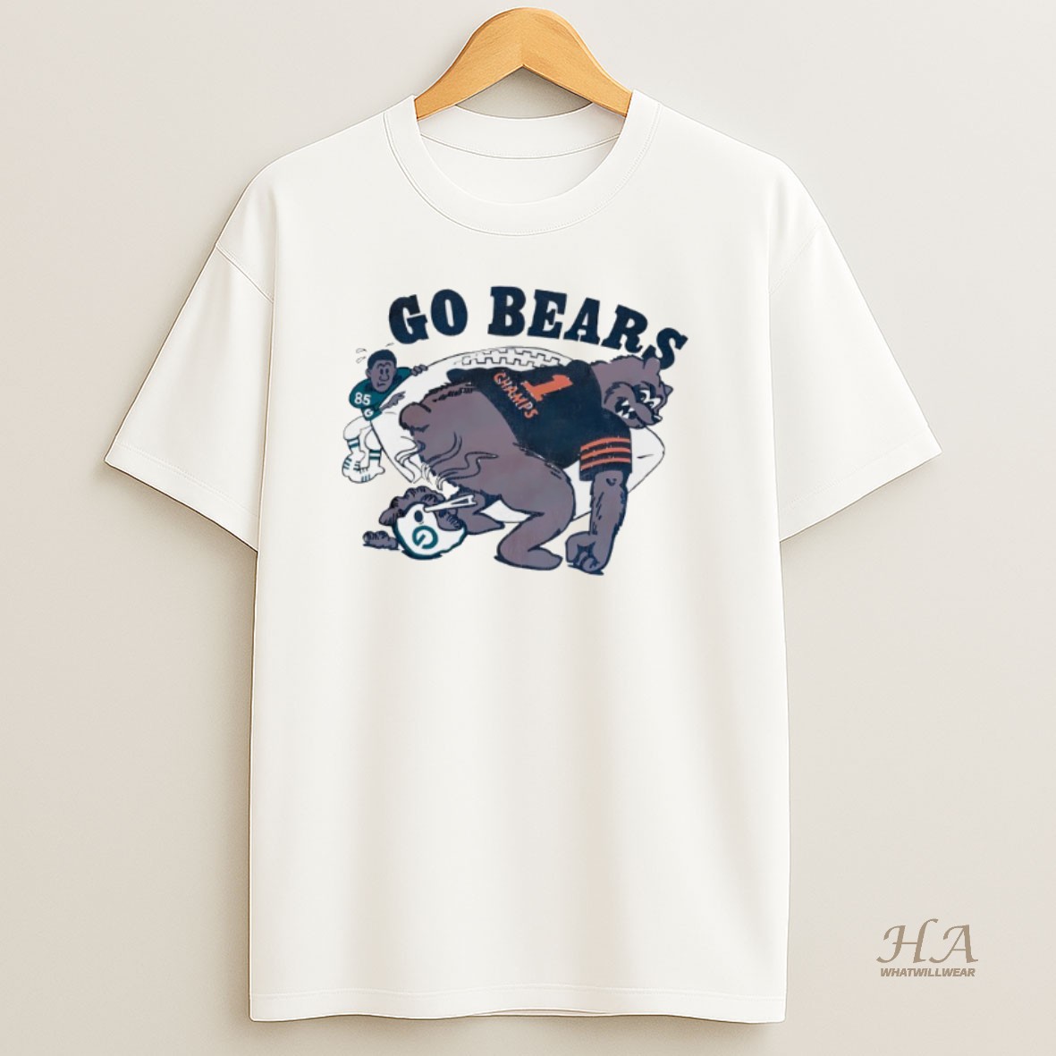 Official Chicago Bears Nfl Super Bowl Xx Champions Shirt