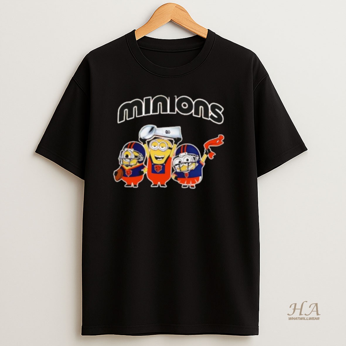 Official Chicago Bears X Minions Celebrate Nfl 2026 T Shirt