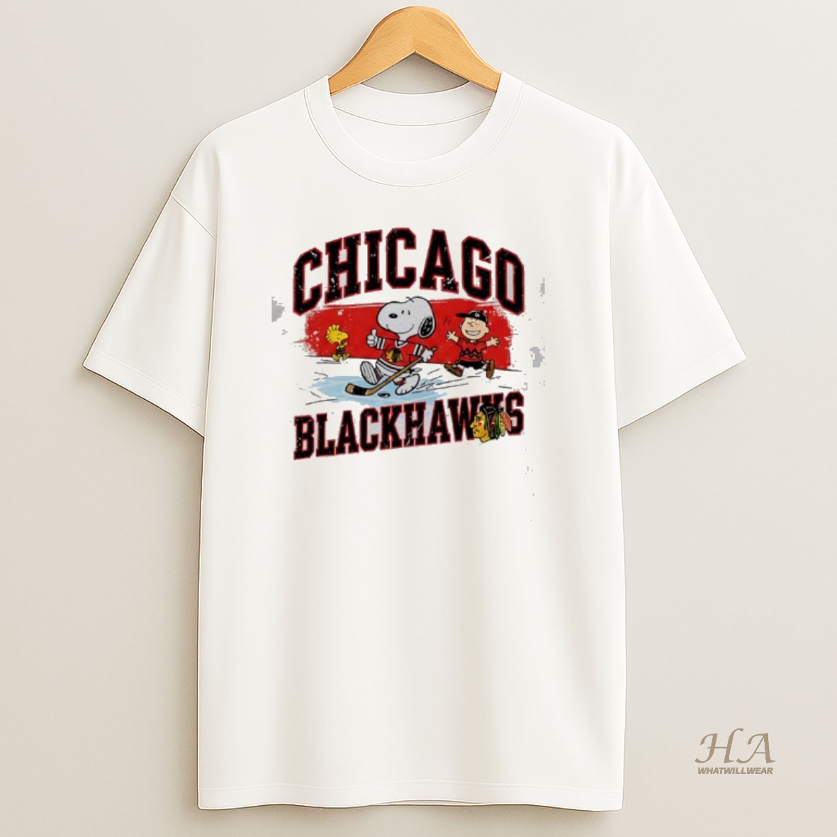 Official Chicago Blackhawks Snoopy Peanuts 2026 T Shirt