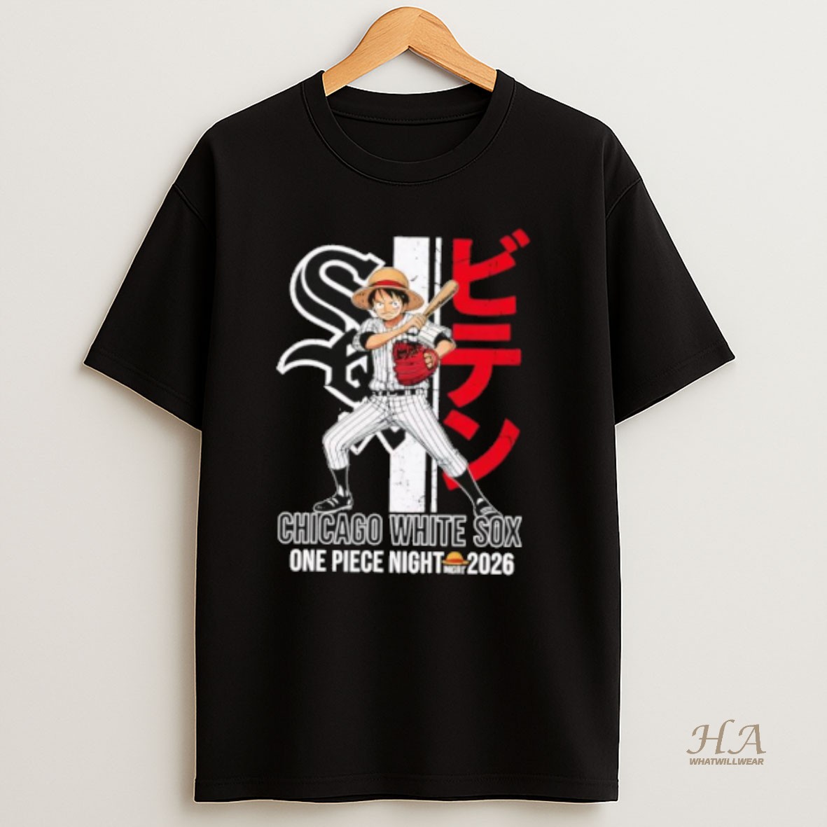 Official Chicago White Sox One Piece Night 2026 Luffy T Shirt