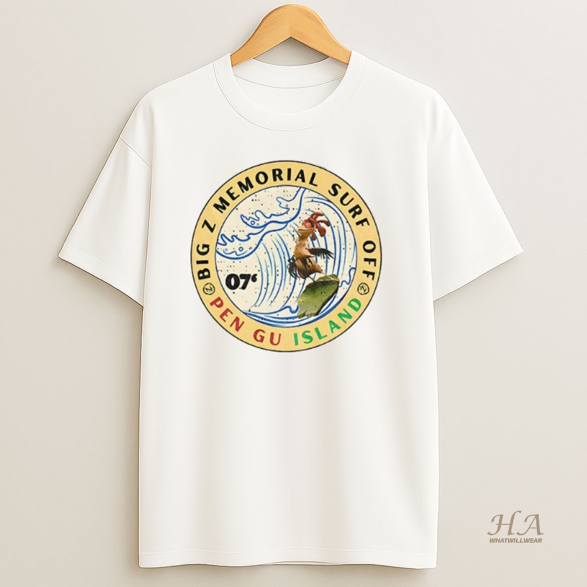 Official Chicken Joe Surfs Up Big Z Memorial Surf Shirt