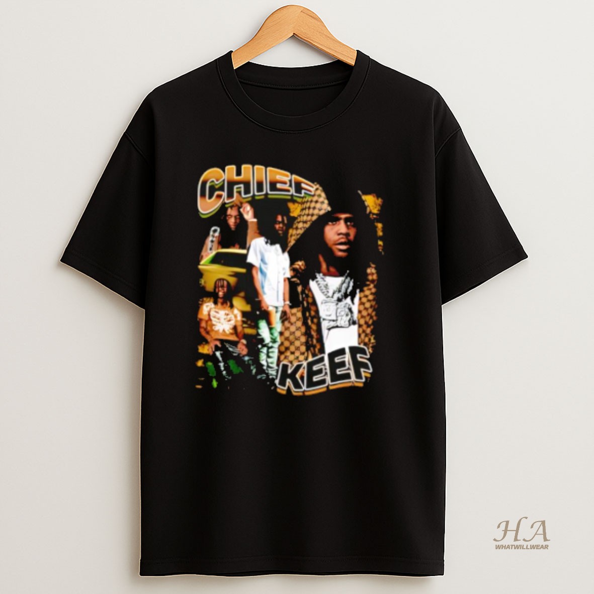 Official Chief Keef Vintage By Libarscal Graphic T Shirt