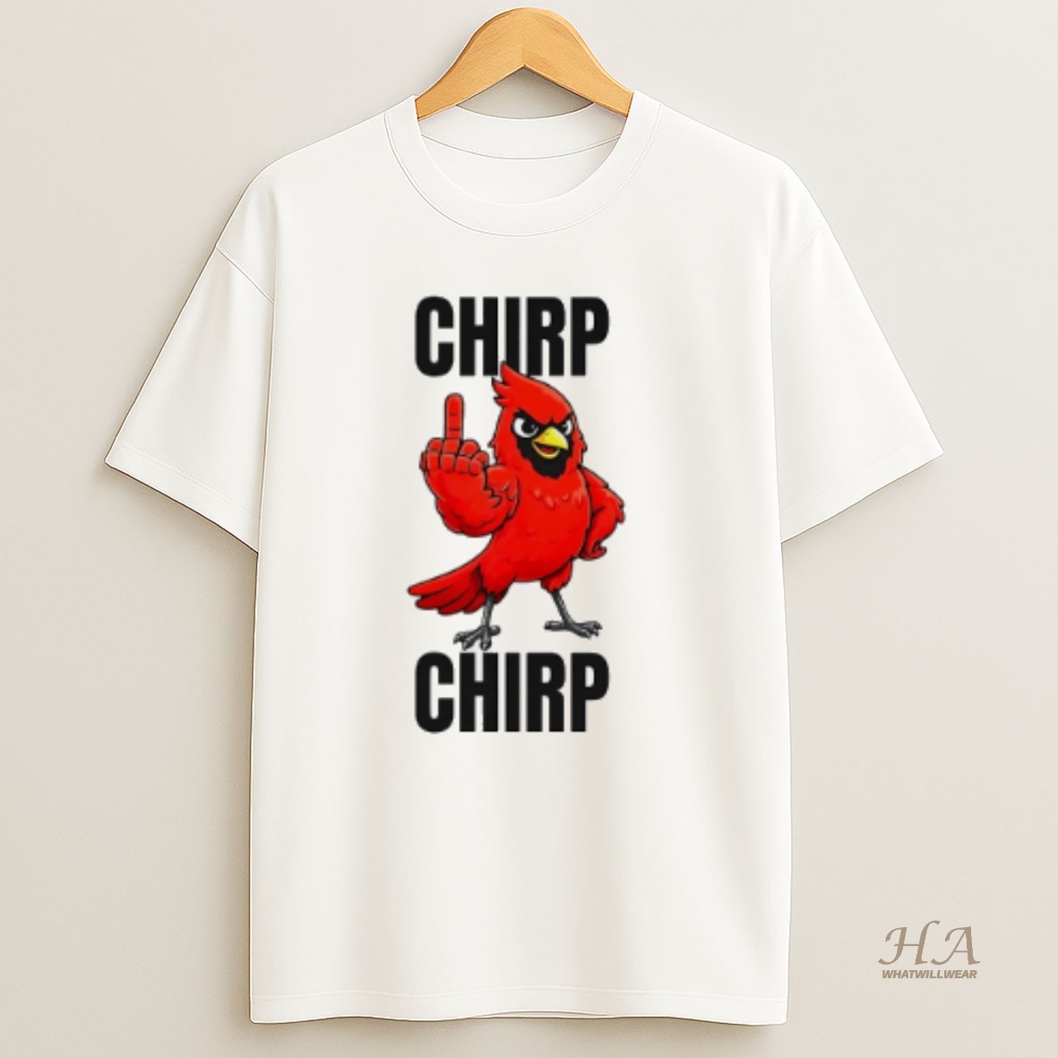 Official Chirp Chirp Arizona Cardinals Middle Finger Mascot T Shirt