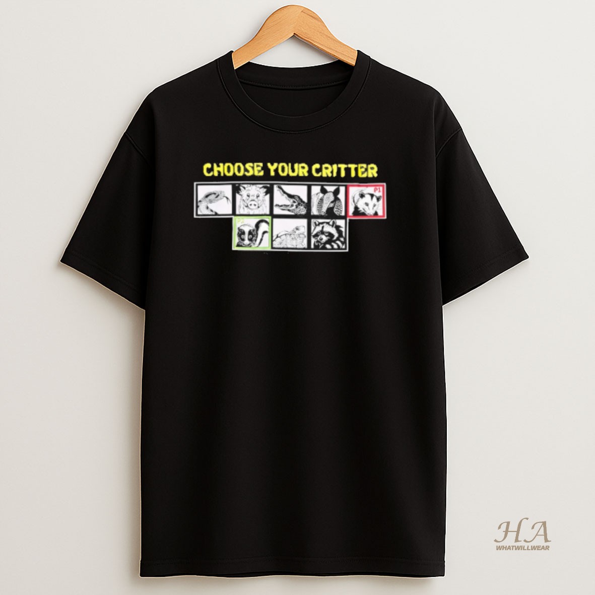 Official Choose Your Critter T Shirt