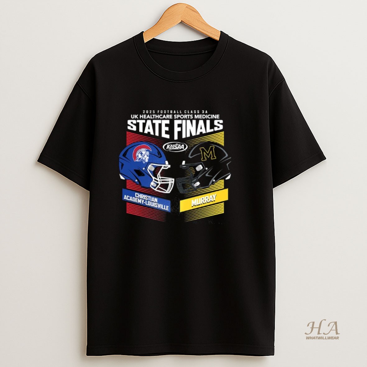 Official Christian Academy Louisville Vs Murray 2025 Khsaa Football State Championships T Shirt