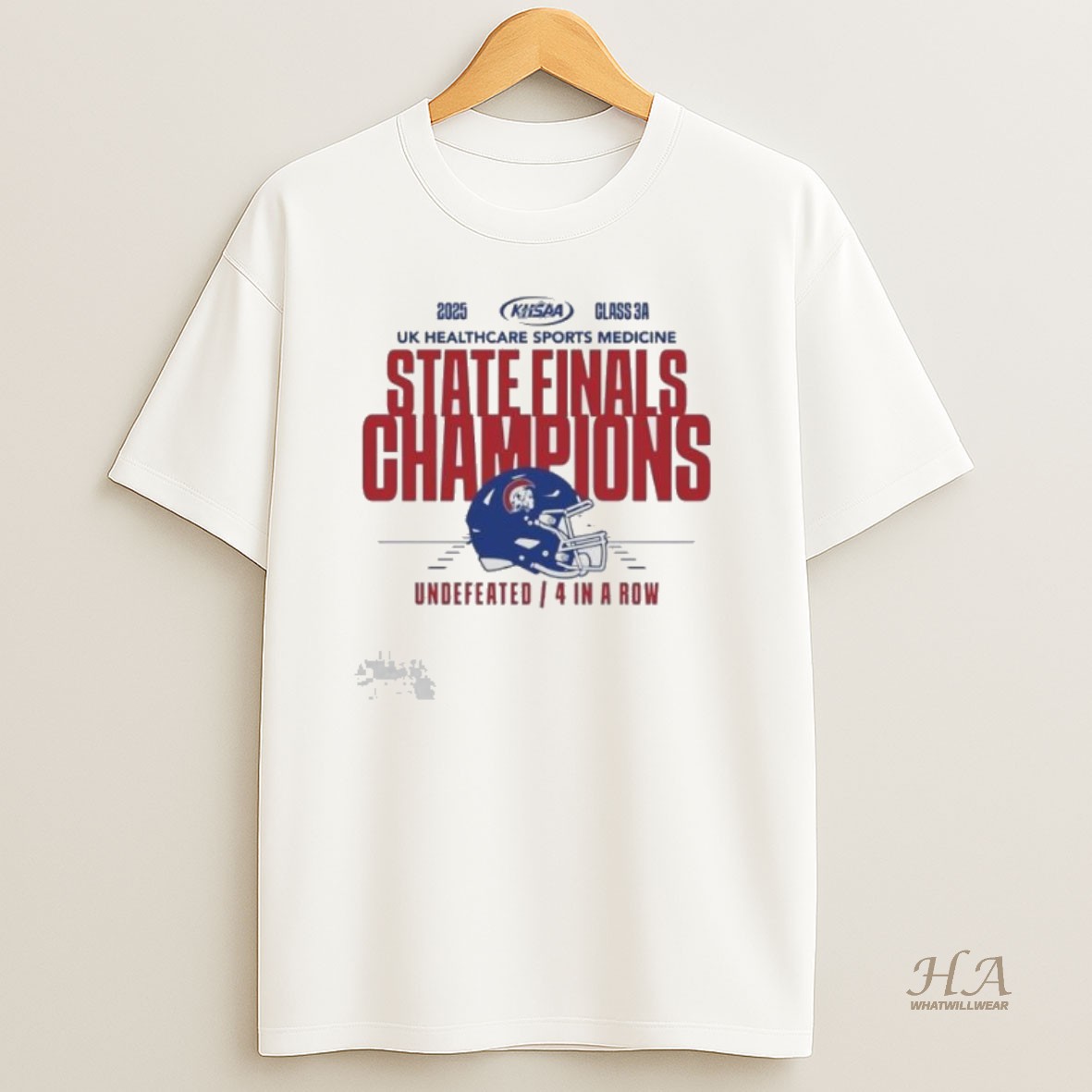 Official Christian Academy Louisville 2025 Khsaa Class 3a Uk Healthcare Sports Medicine Football State Finals Champions Shirt