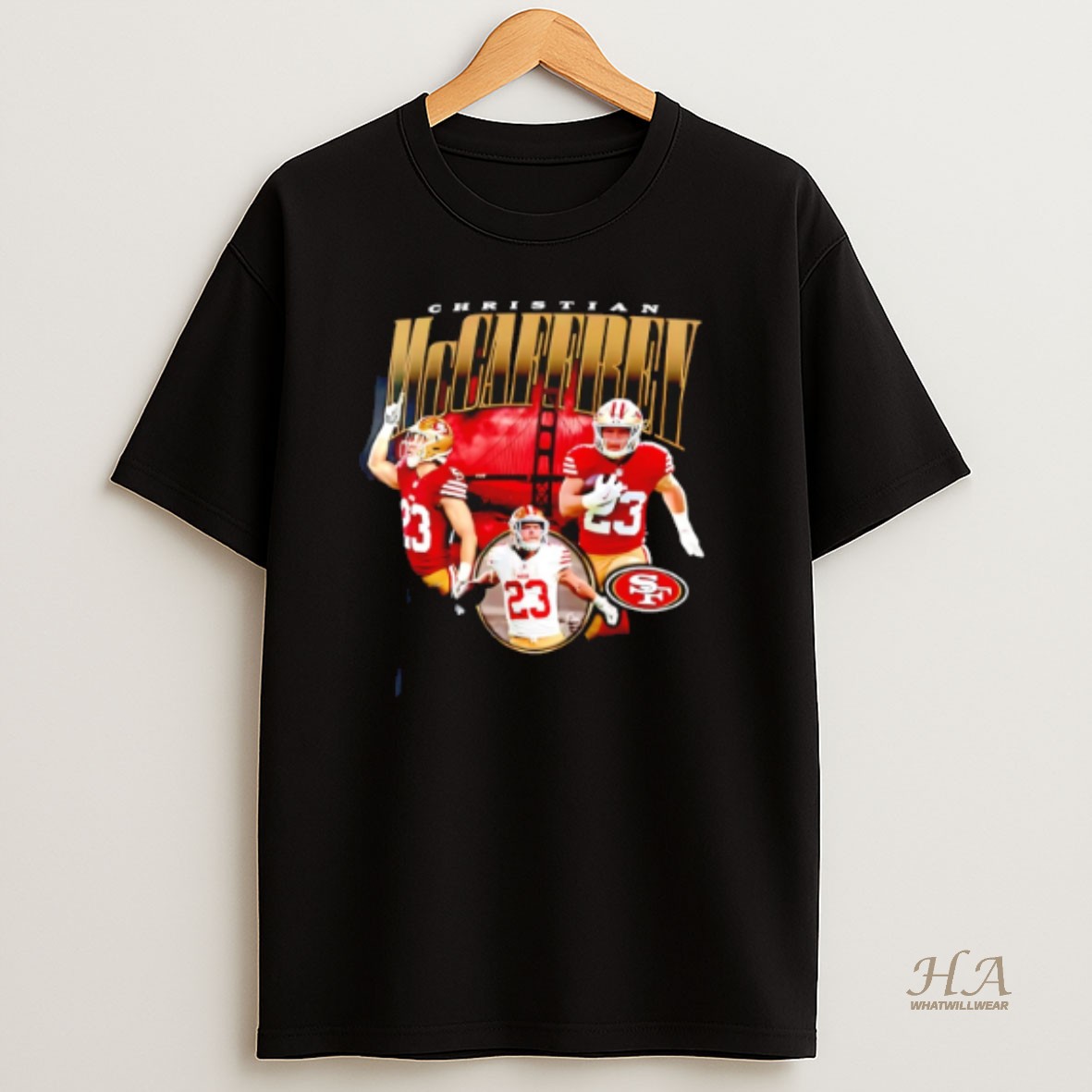 Official Christian Mccaffrey San Francisco 49ers Notorious Graphic T Shirt