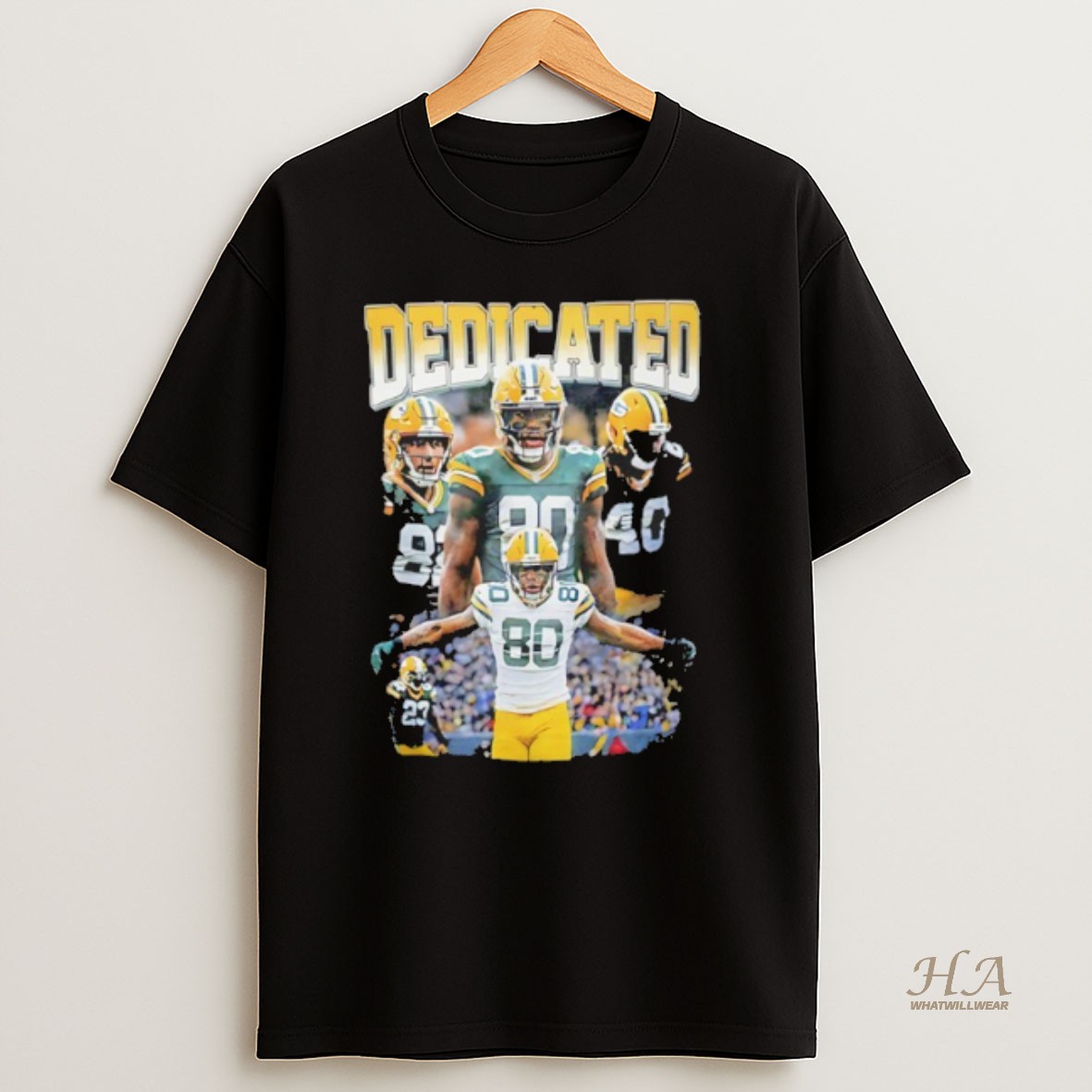 Official Christian Watson Green Bay Packers Dedicated Shirt